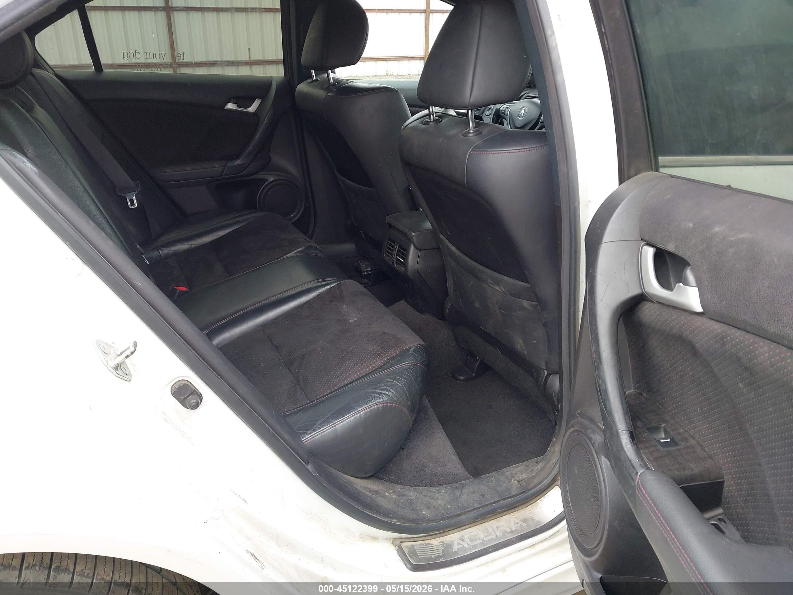 2013 Acura Tsx 2.4 White vin: JH4CU2F84DC003187