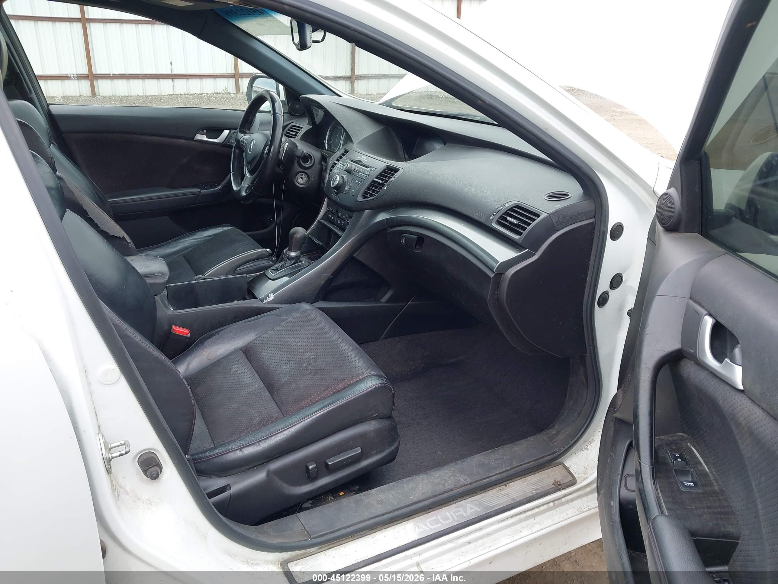 2013 Acura Tsx 2.4 White vin: JH4CU2F84DC003187