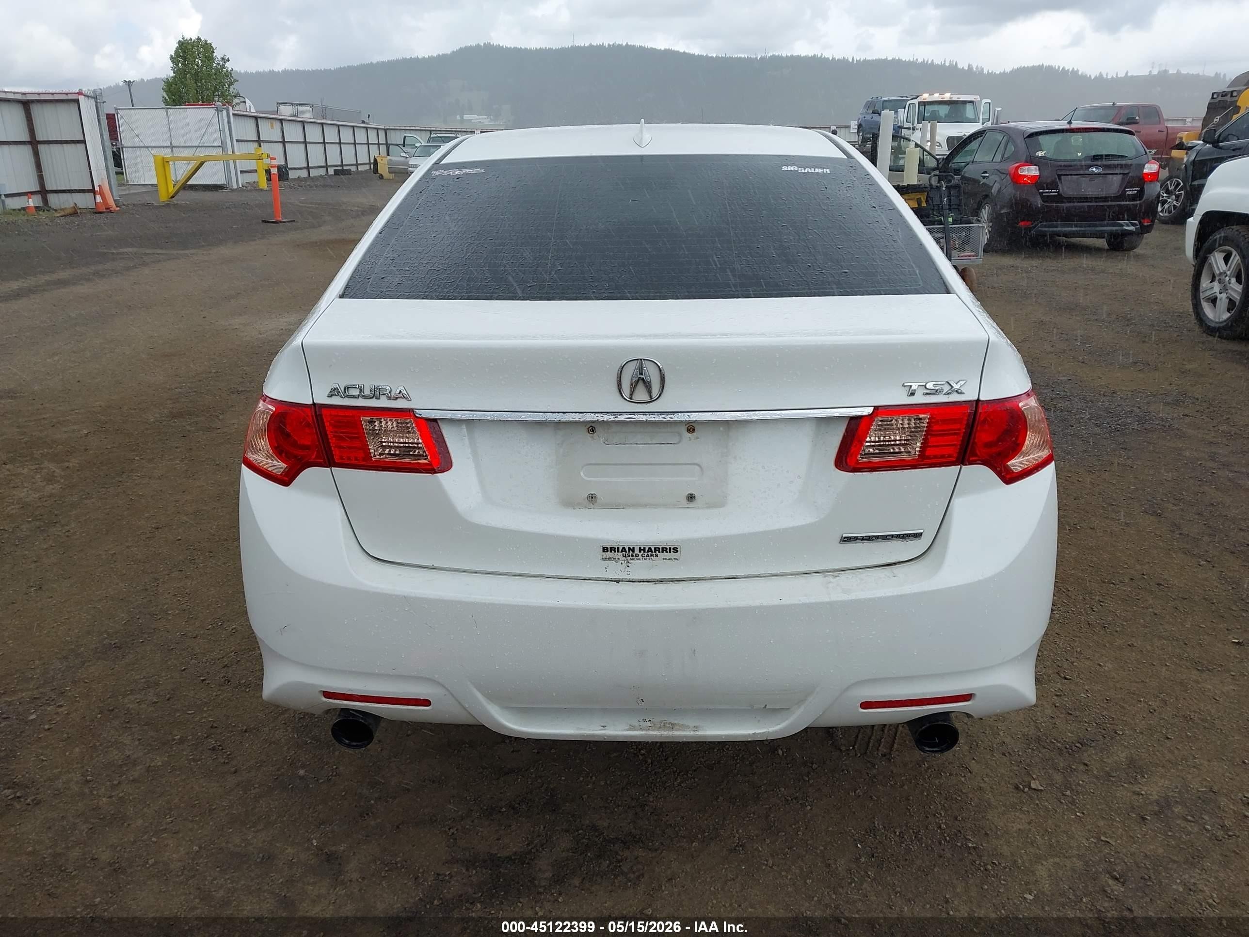 2013 Acura Tsx 2.4 White vin: JH4CU2F84DC003187