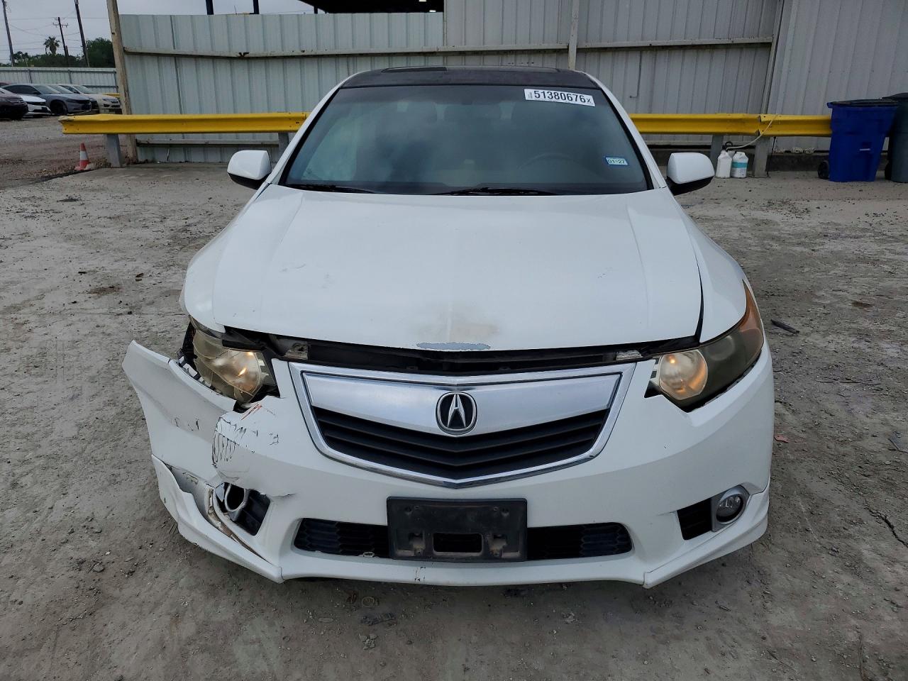 2013 Acura Tsx Se White vin: JH4CU2F84DC008566