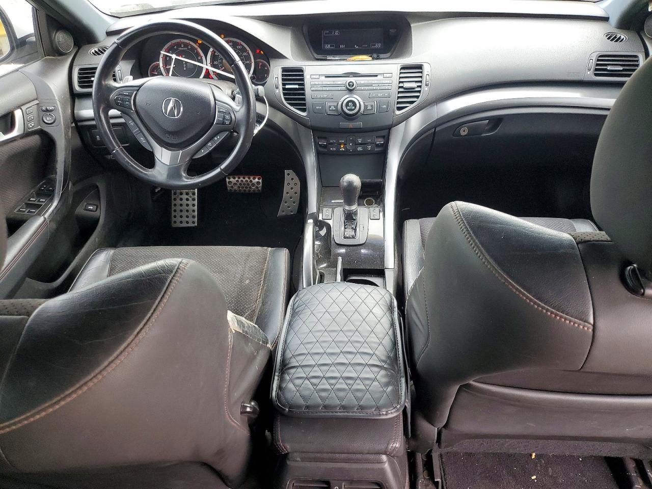 2013 Acura Tsx Se White vin: JH4CU2F84DC008566