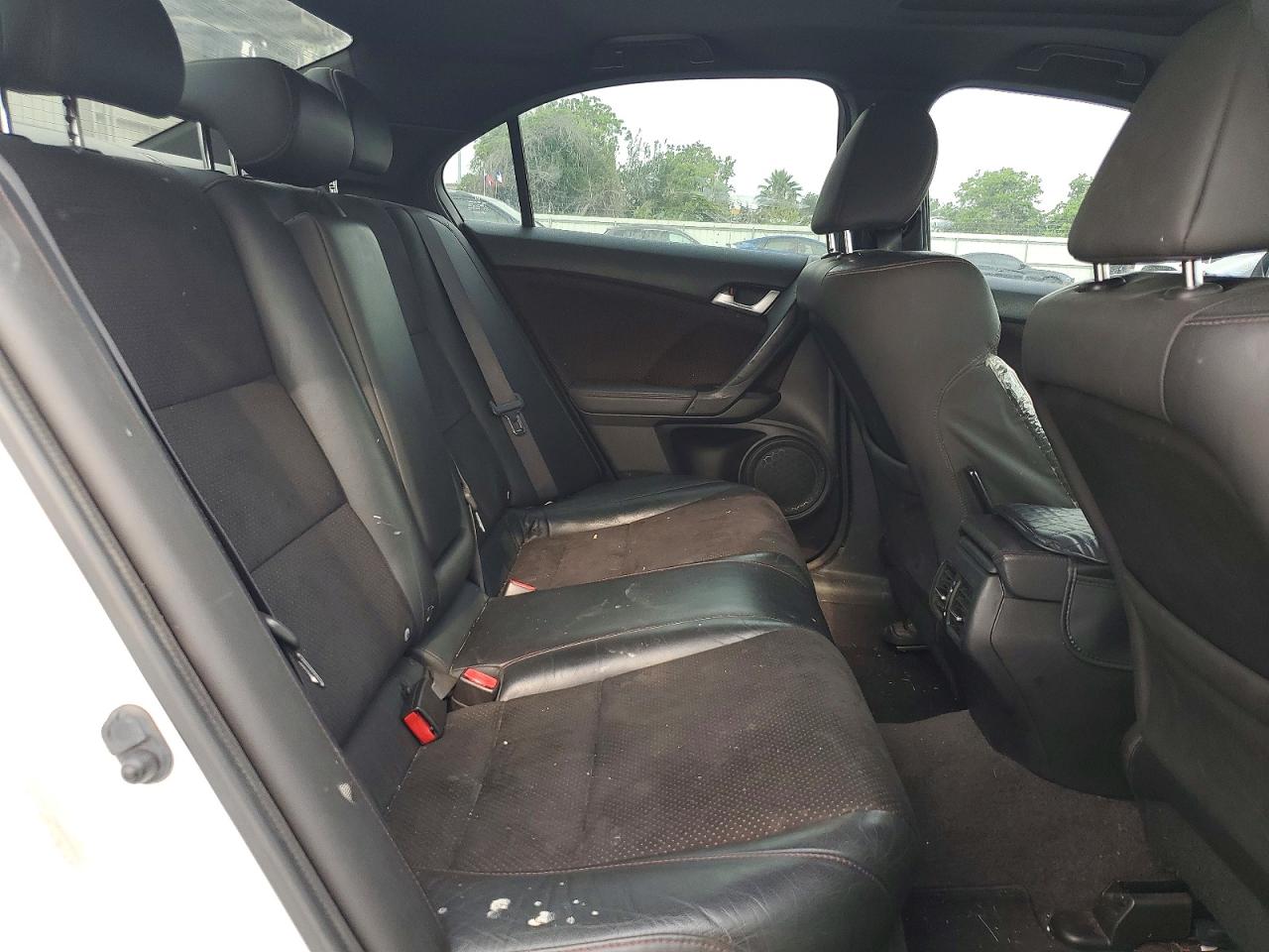 2013 Acura Tsx Se White vin: JH4CU2F84DC008566