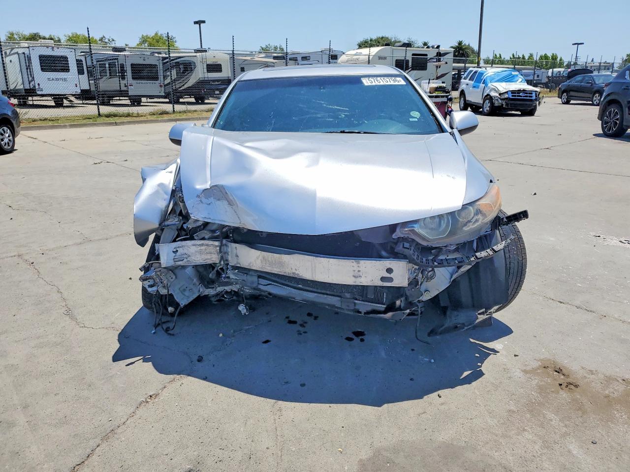 2013 Acura Tsx Se Silver vin: JH4CU2F84DC011662
