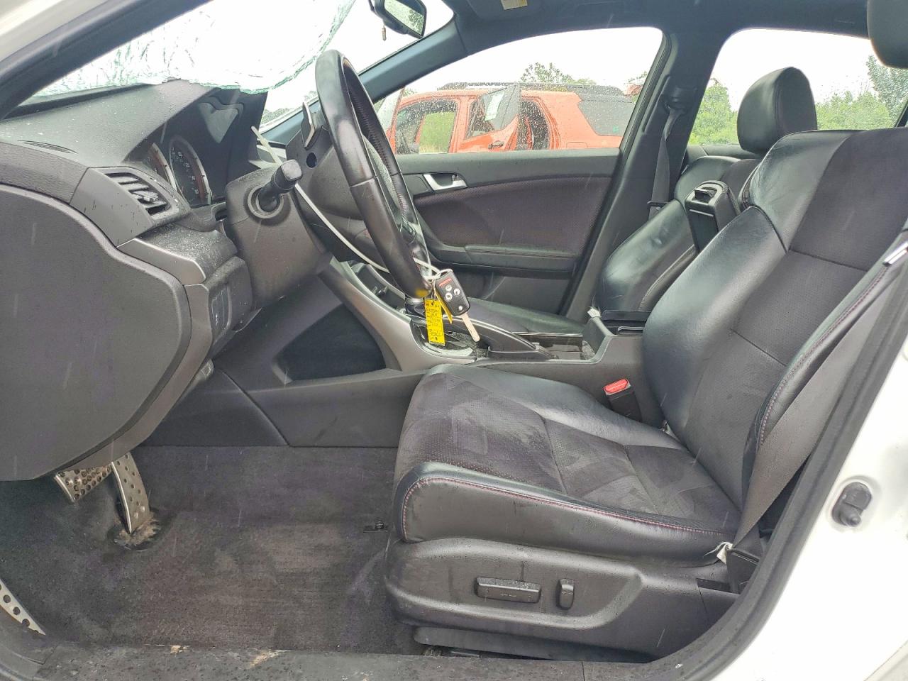 2014 Acura Tsx Se White vin: JH4CU2F85EC000865