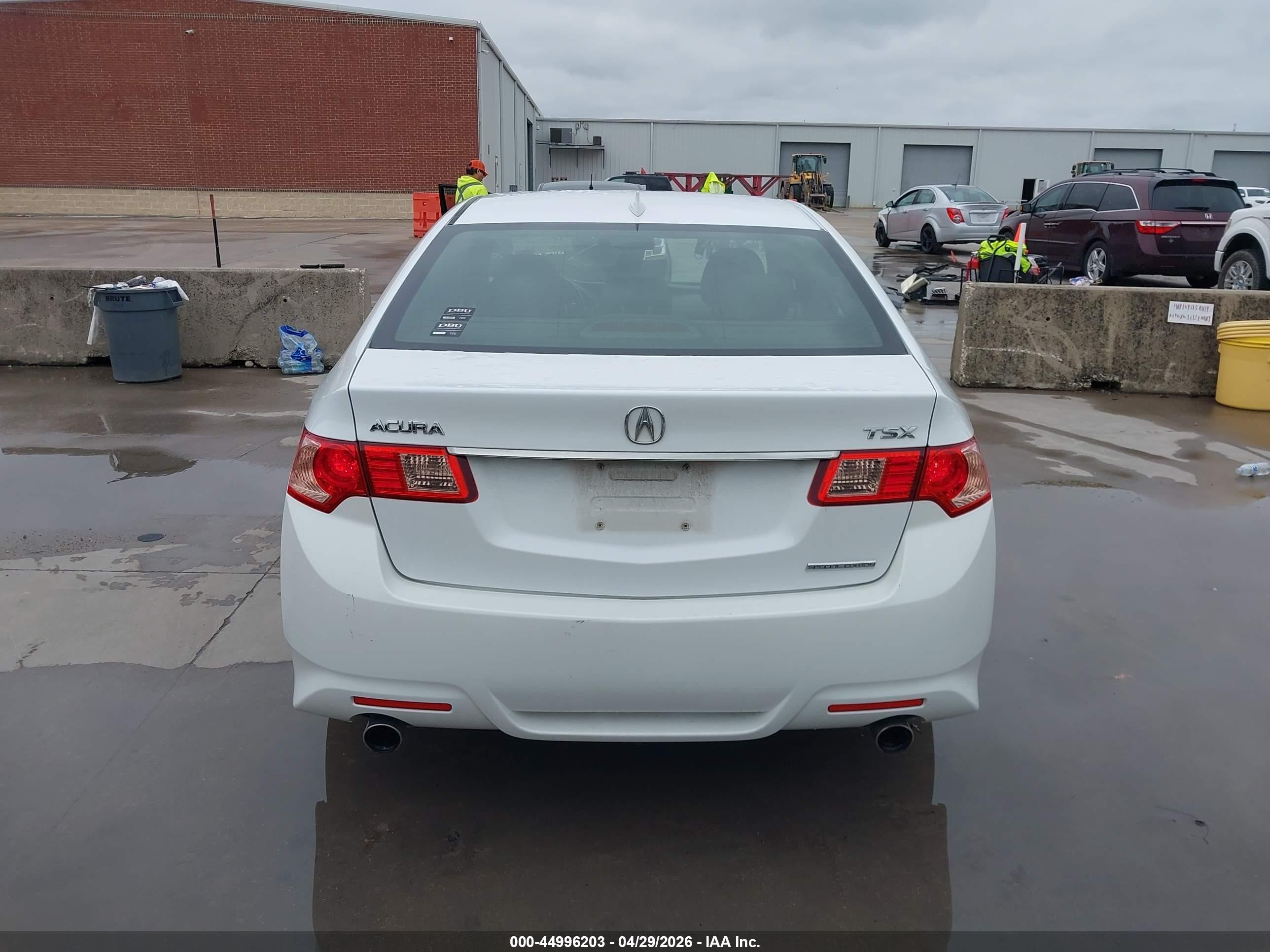2012 Acura Tsx 2.4 Белый vin: JH4CU2F86CC004338