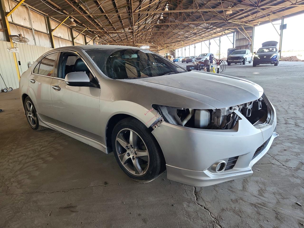 2012 Acura Tsx Se Silver vin: JH4CU2F87CC011072