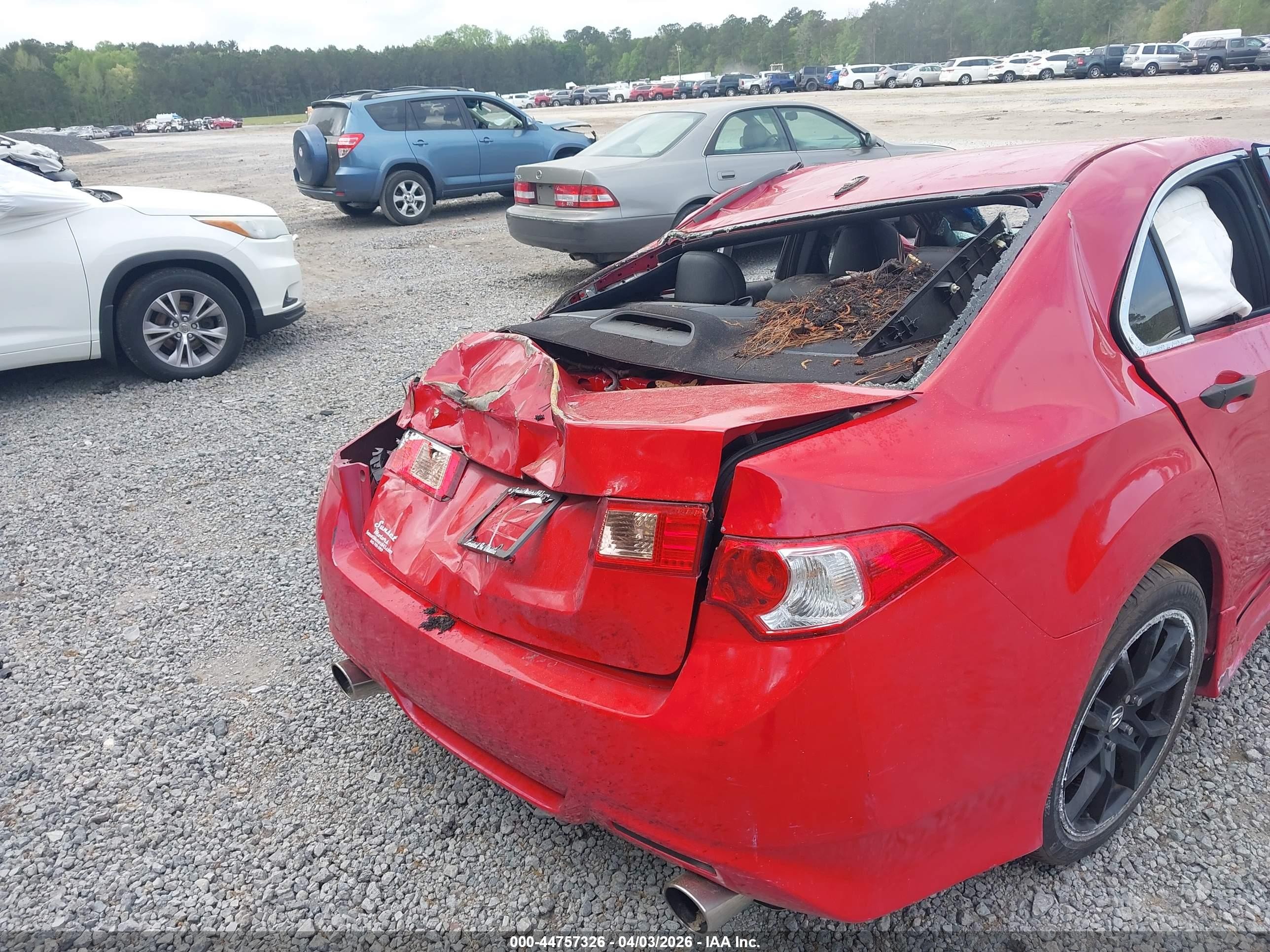 2012 Acura Tsx 2.4 Red vin: JH4CU2F87CC016210