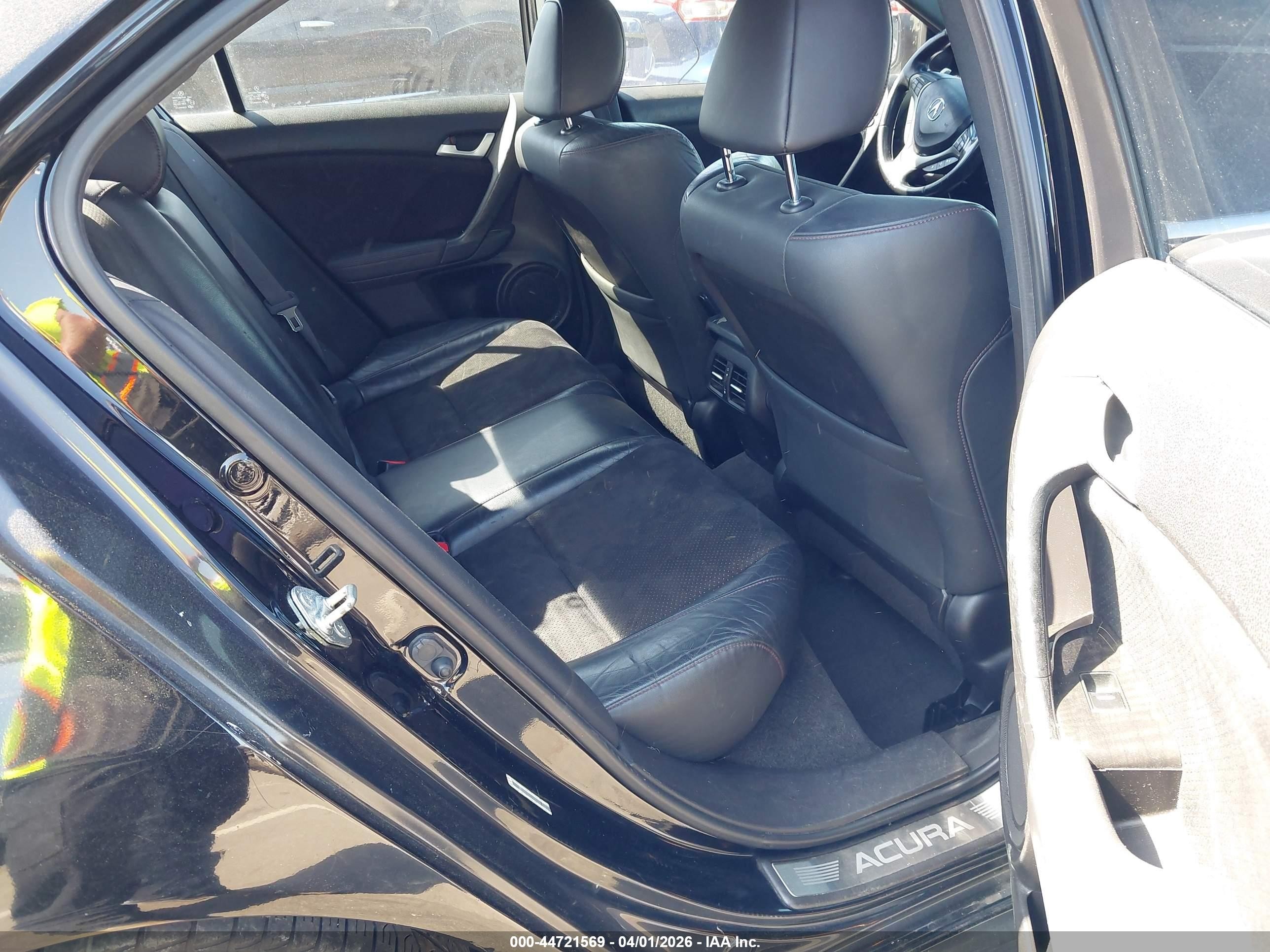 2014 Acura Tsx 2.4 Black vin: JH4CU2F87EC001905