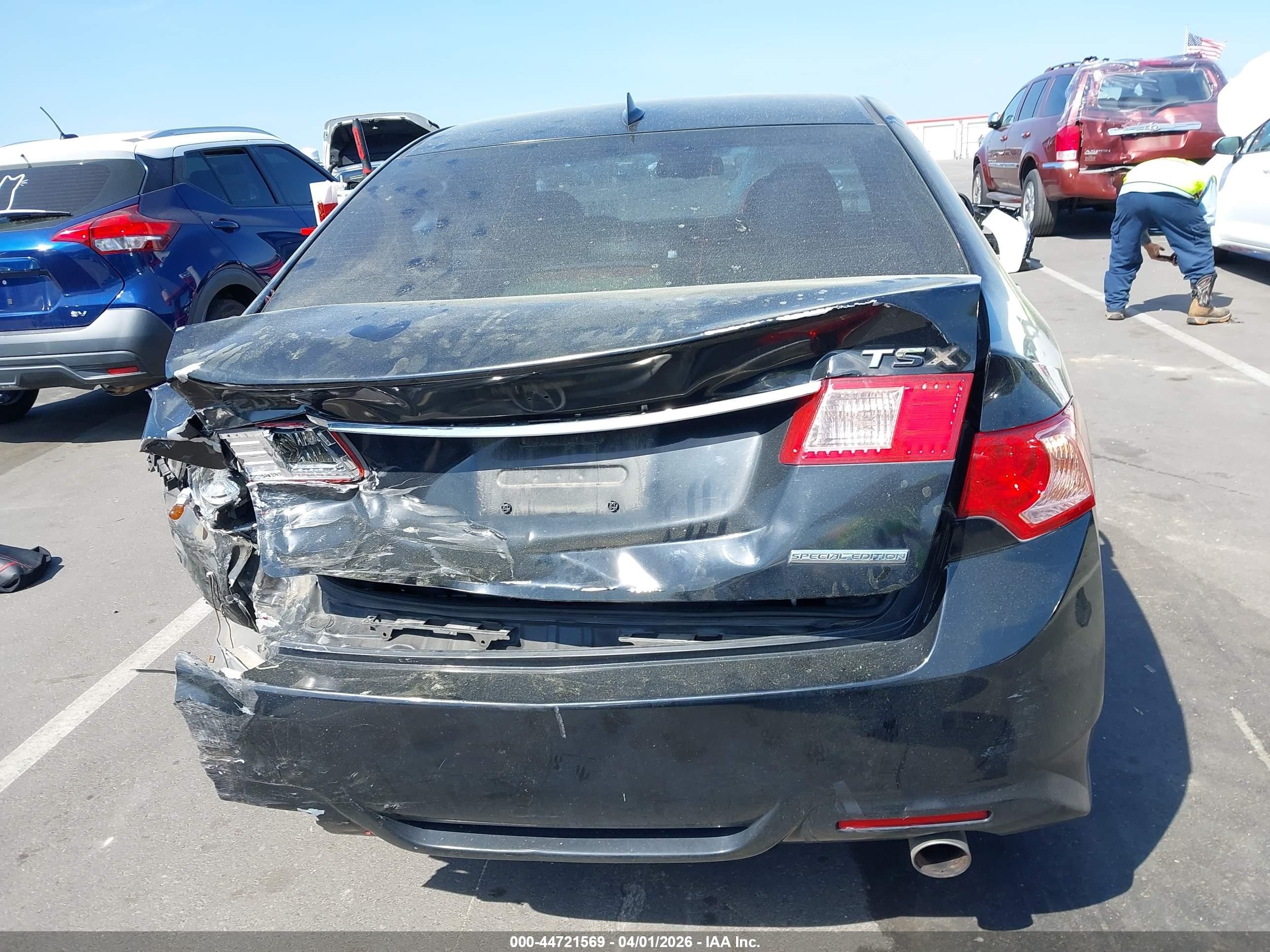 2014 Acura Tsx 2.4 Black vin: JH4CU2F87EC001905