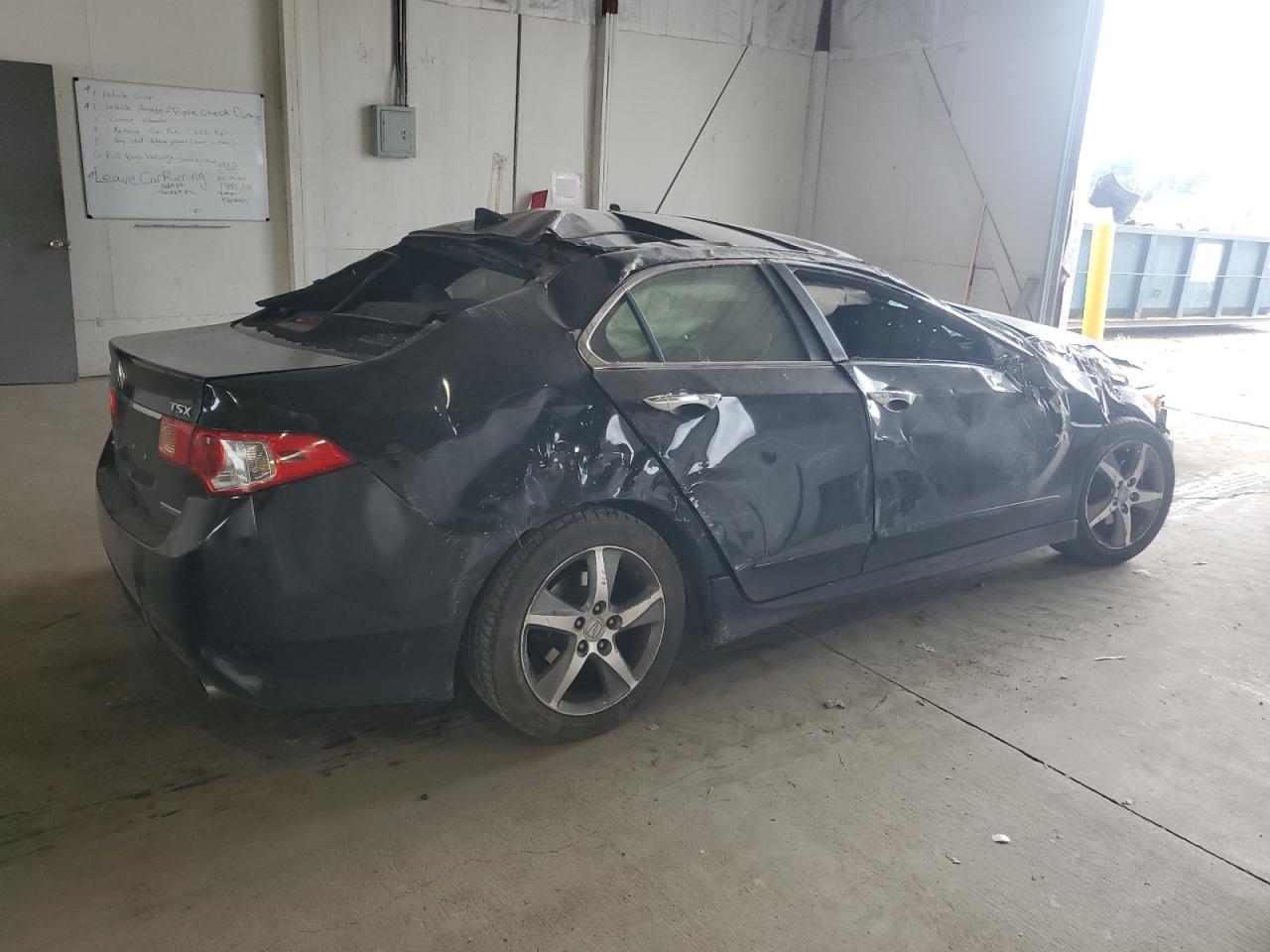 2012 Acura Tsx Se Black vin: JH4CU2F88CC021349