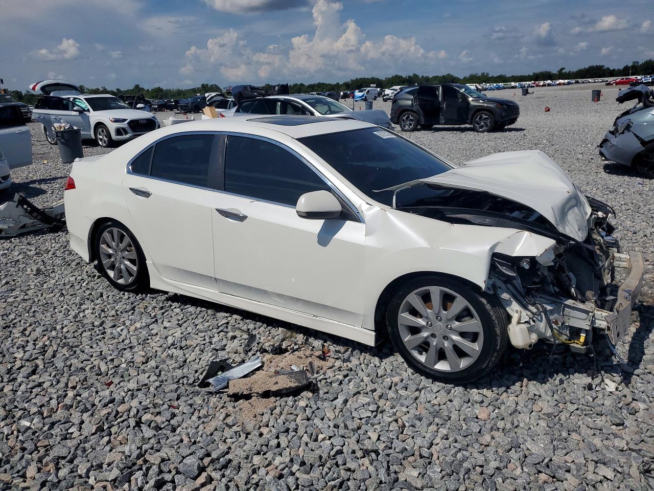 2013 Acura Tsx Se Белый vin: JH4CU2F88DC000454