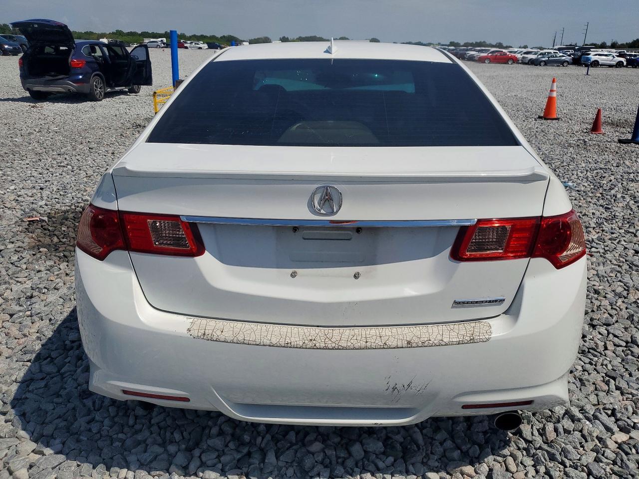 2013 Acura Tsx Se Белый vin: JH4CU2F88DC000454