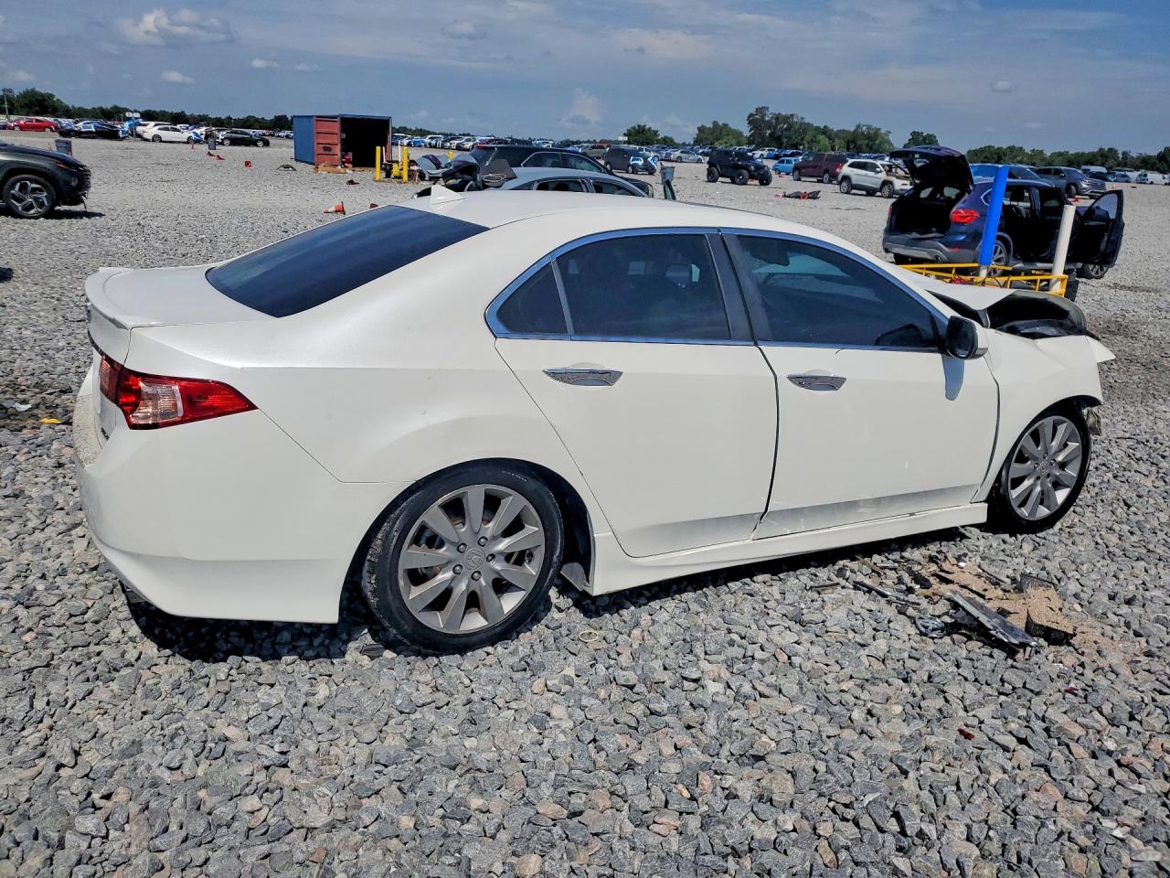 2013 Acura Tsx Se Белый vin: JH4CU2F88DC000454