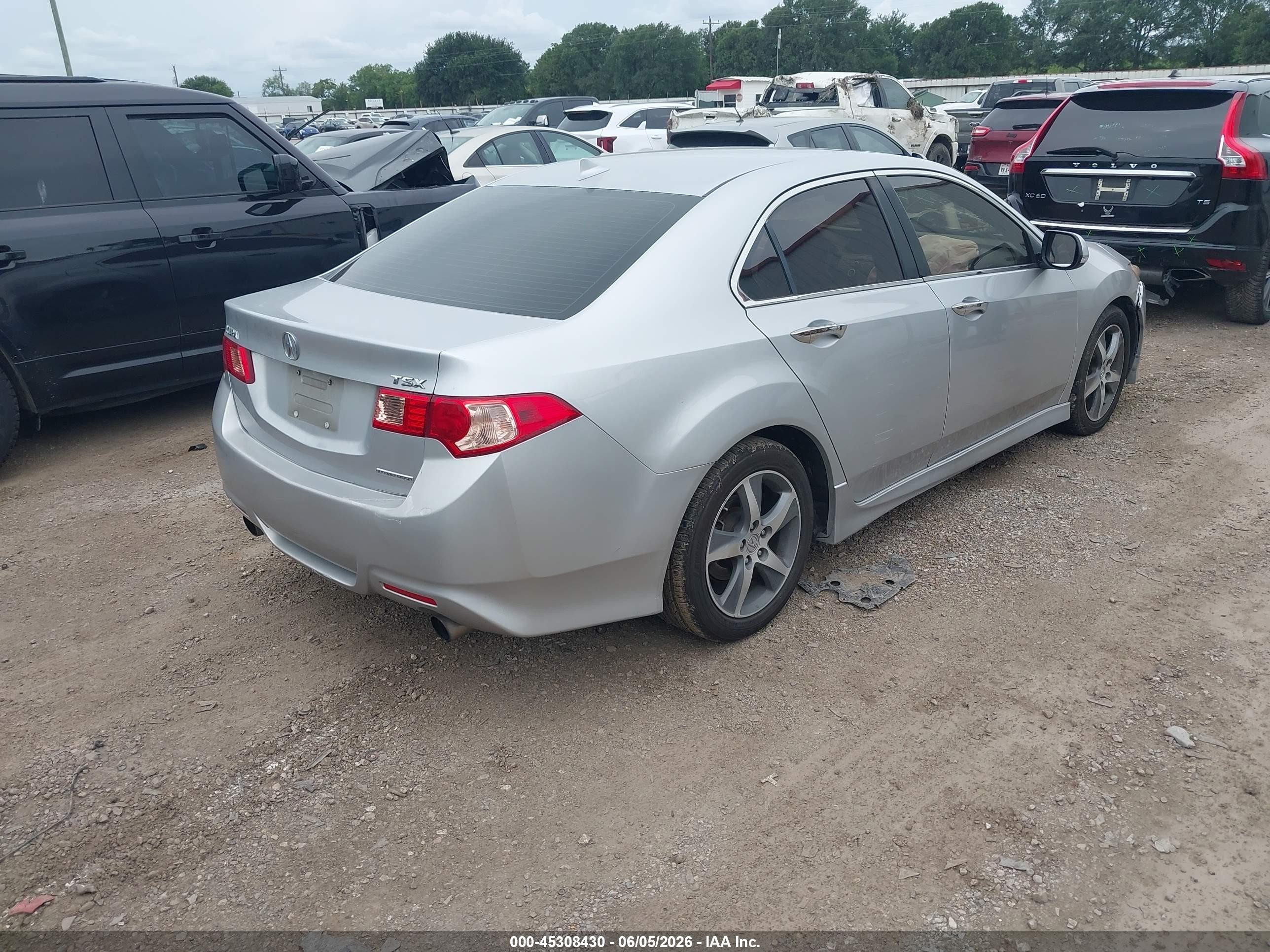 2013 Acura Tsx 2.4 Silver vin: JH4CU2F88DC008408