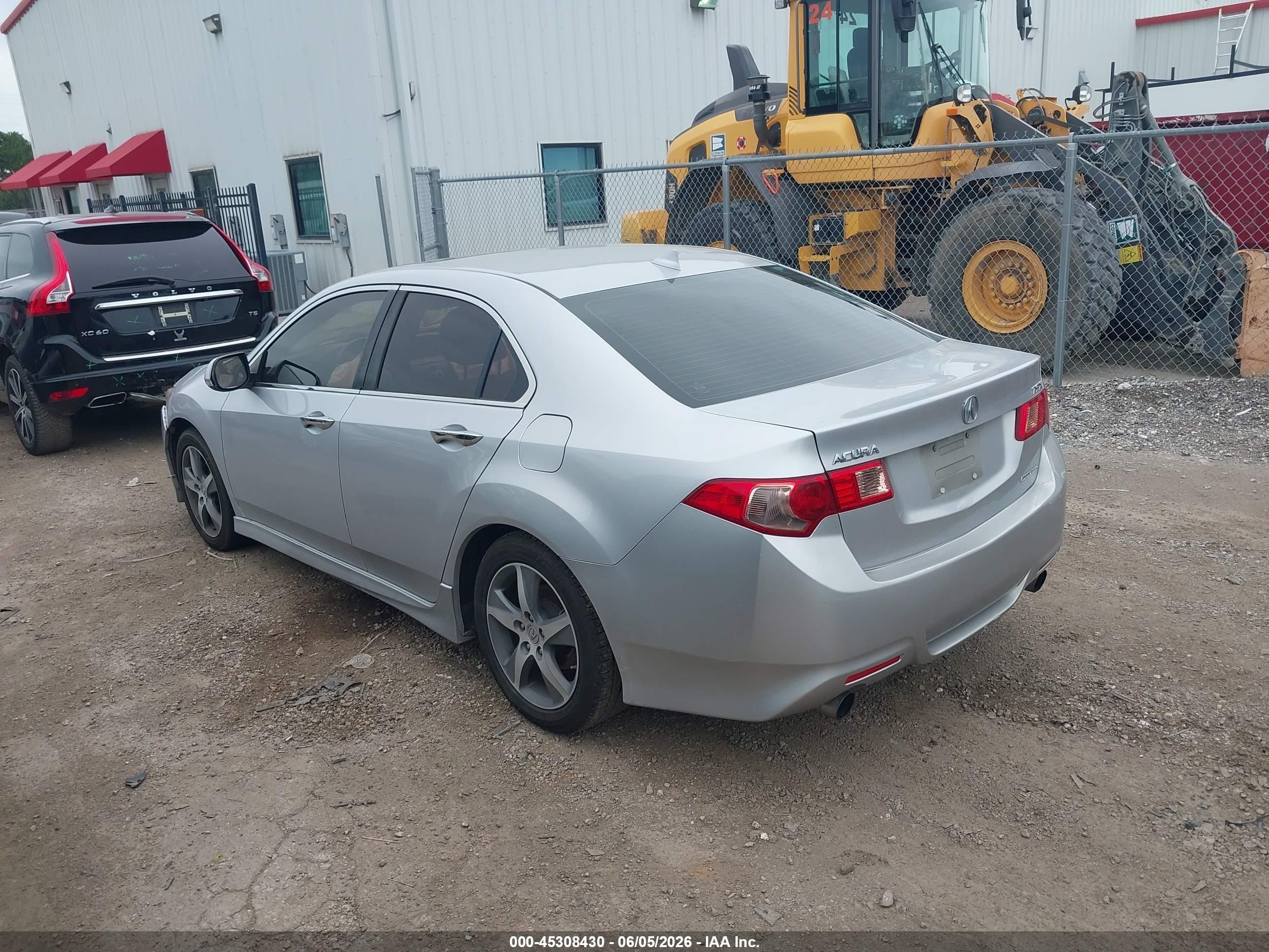 2013 Acura Tsx 2.4 Silver vin: JH4CU2F88DC008408