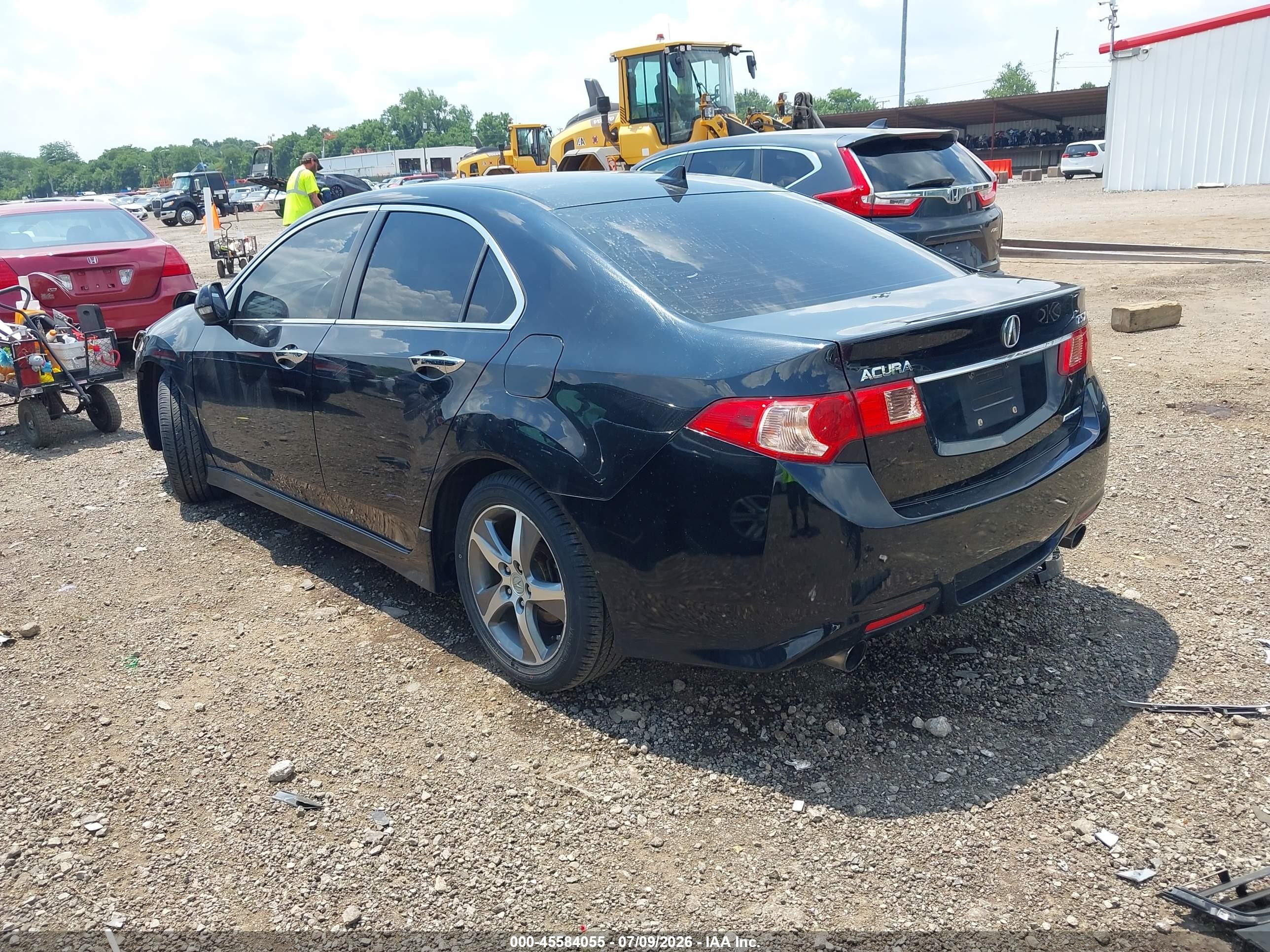 2013 Acura Tsx 2.4 Черный vin: JH4CU2F89DC011687