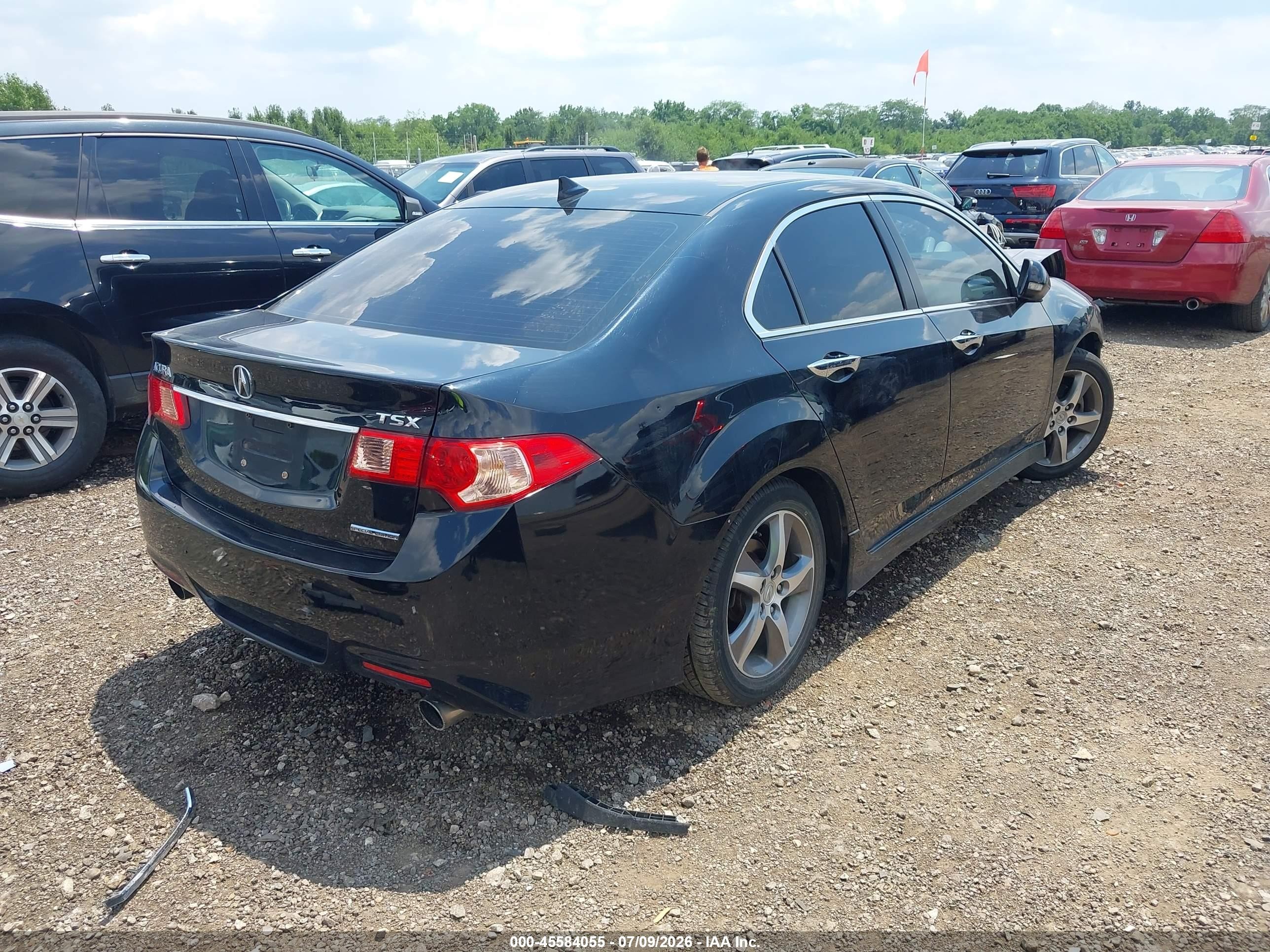 2013 Acura Tsx 2.4 Черный vin: JH4CU2F89DC011687