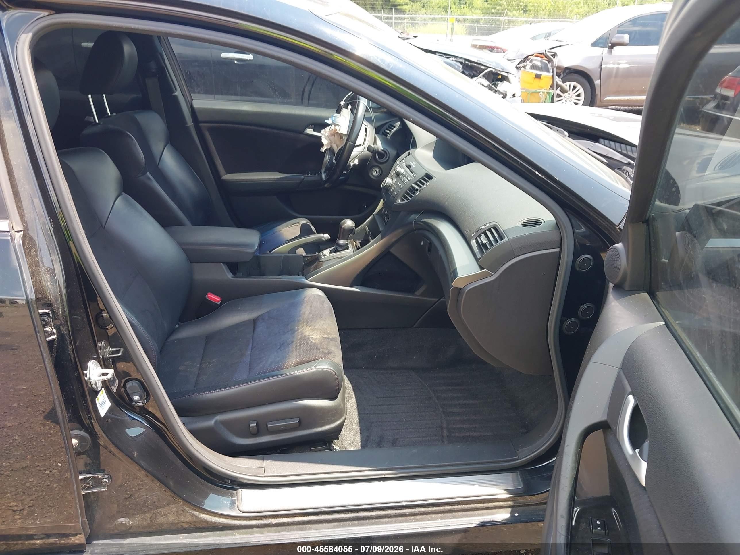 2013 Acura Tsx 2.4 Черный vin: JH4CU2F89DC011687