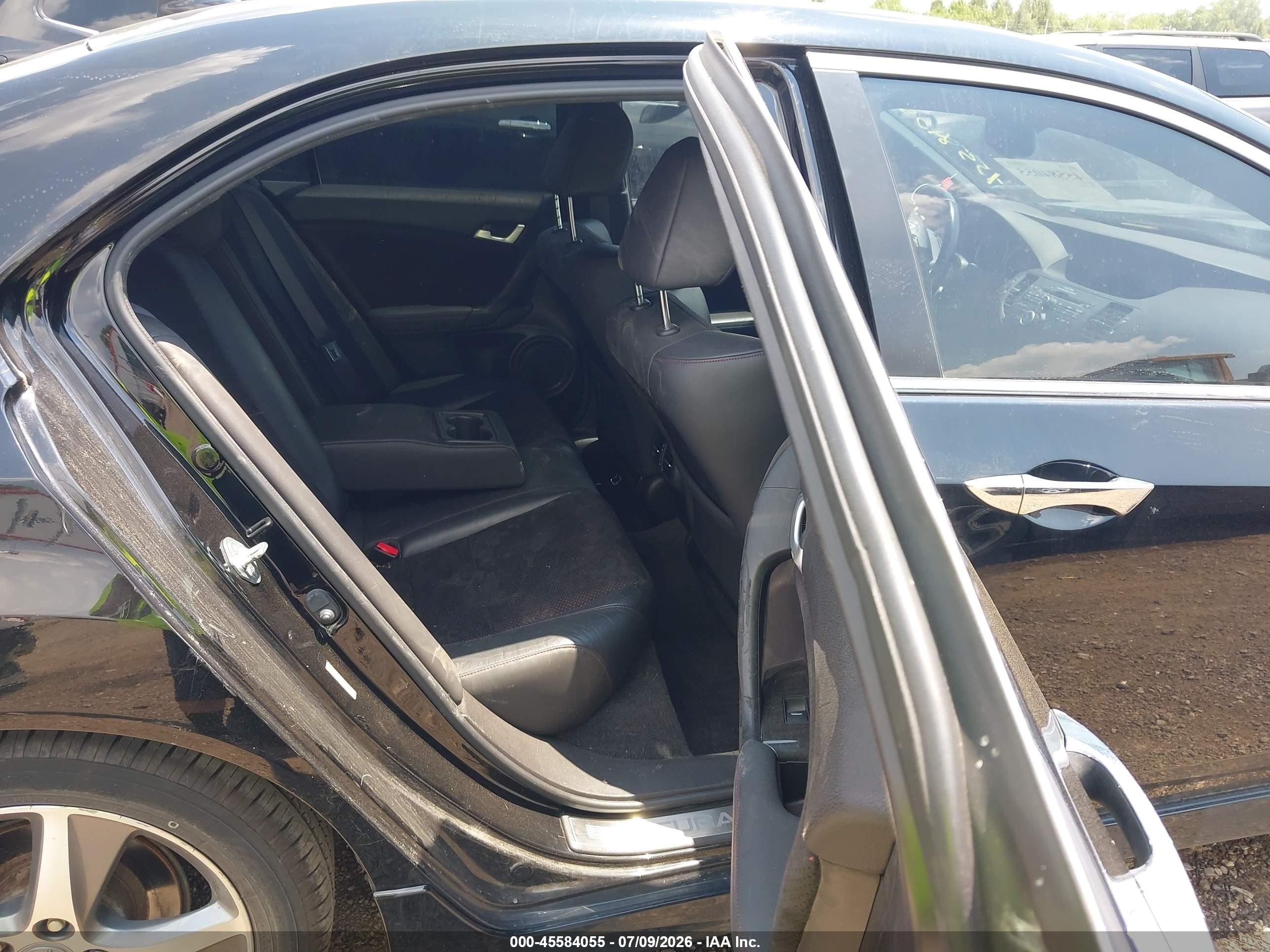 2013 Acura Tsx 2.4 Черный vin: JH4CU2F89DC011687