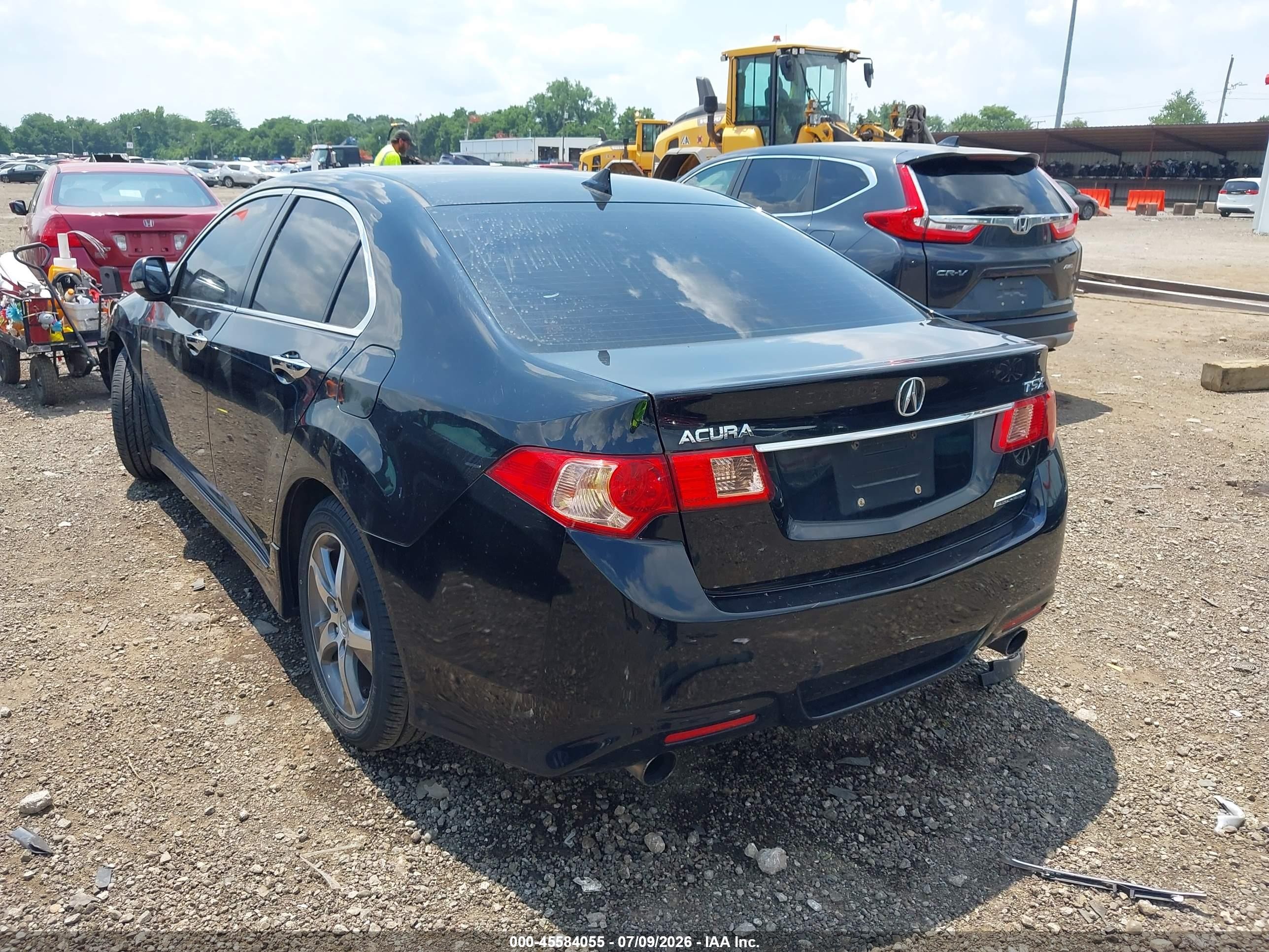 2013 Acura Tsx 2.4 Черный vin: JH4CU2F89DC011687