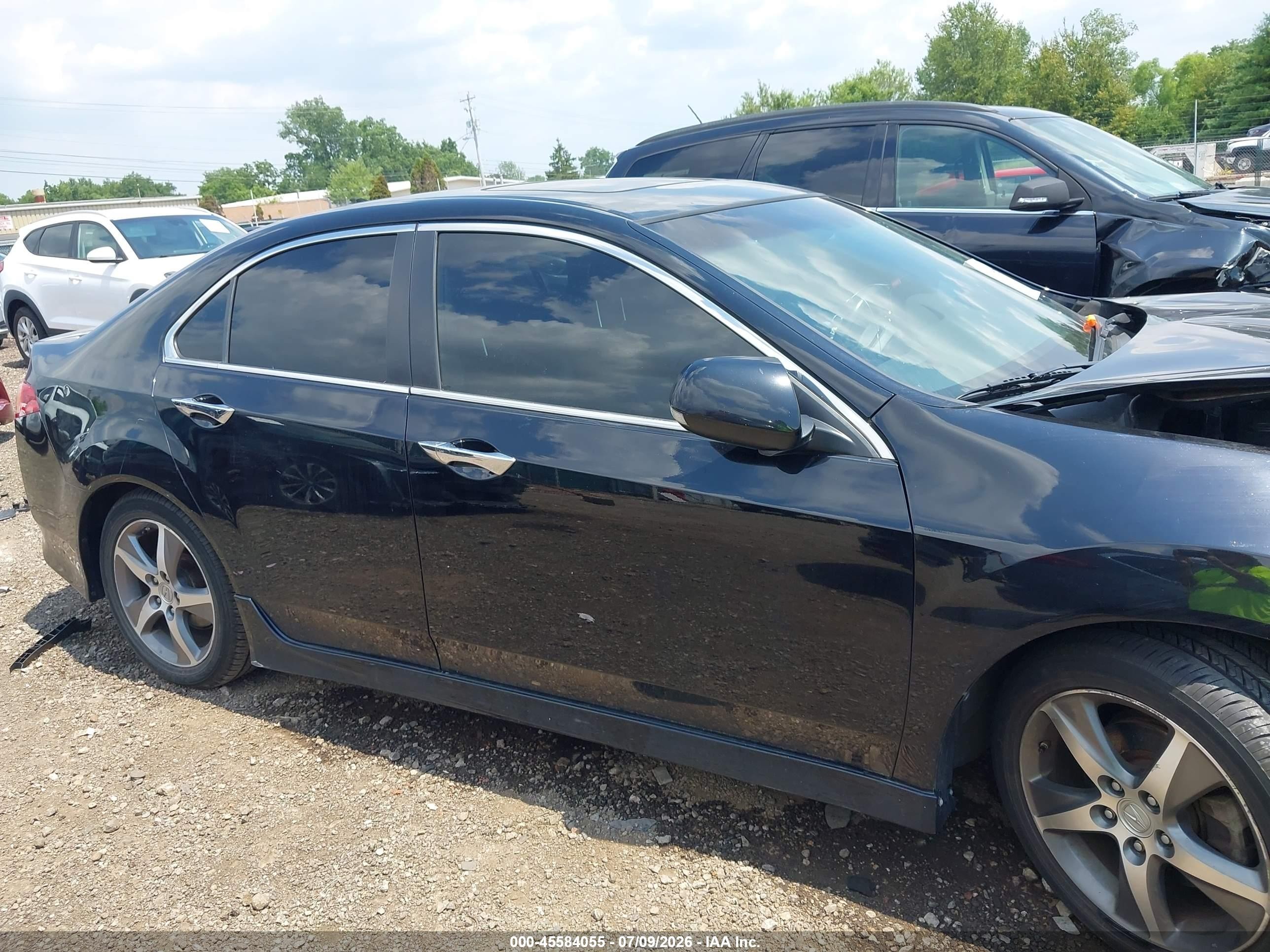 2013 Acura Tsx 2.4 Черный vin: JH4CU2F89DC011687