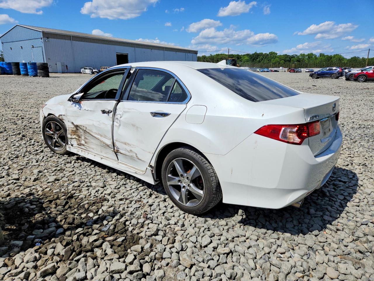 2013 Acura Tsx Se White vin: JH4CU2F89DC013410