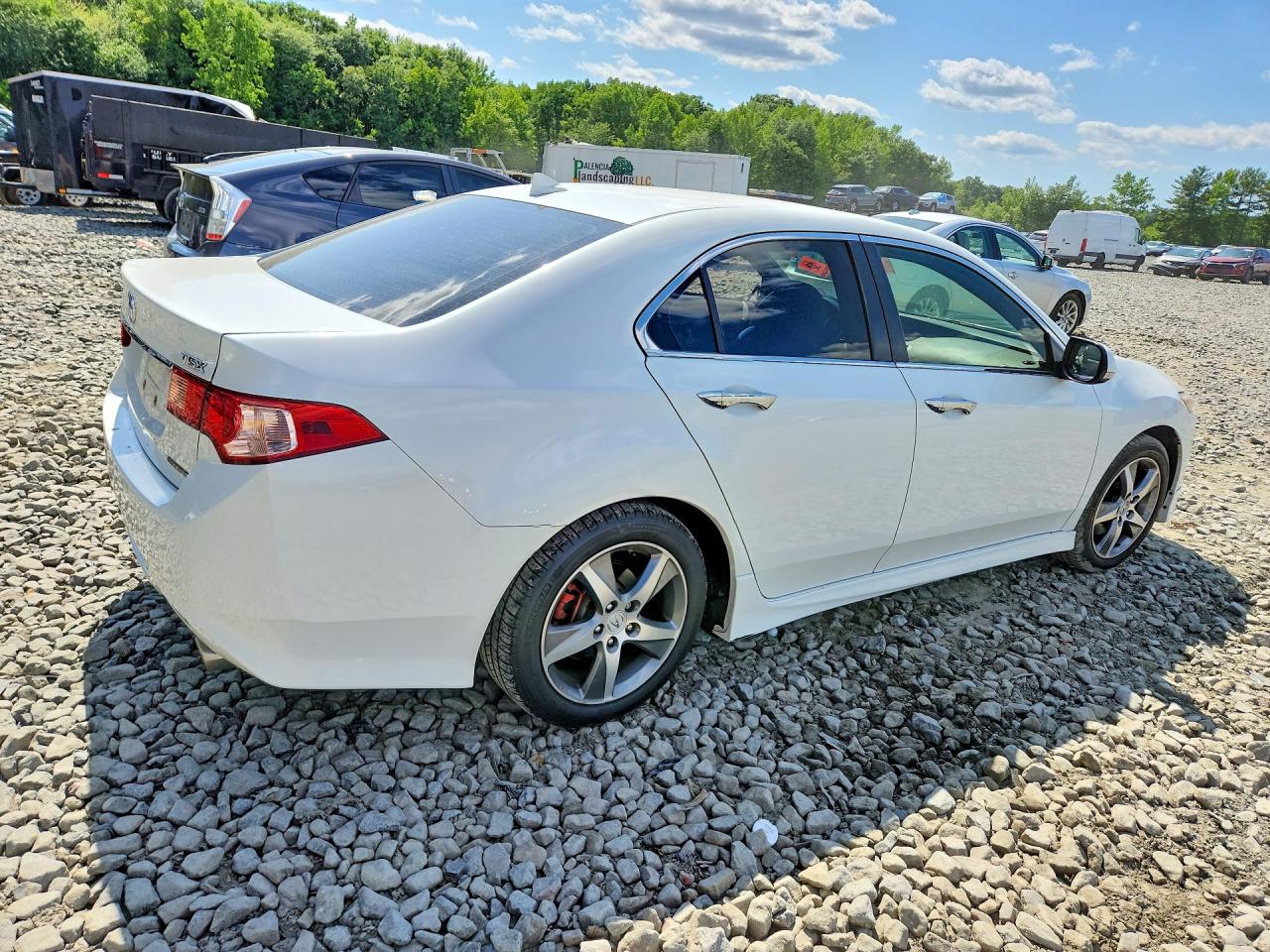 2013 Acura Tsx Se White vin: JH4CU2F89DC013410