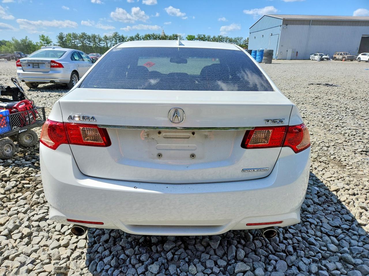 2013 Acura Tsx Se White vin: JH4CU2F89DC013410