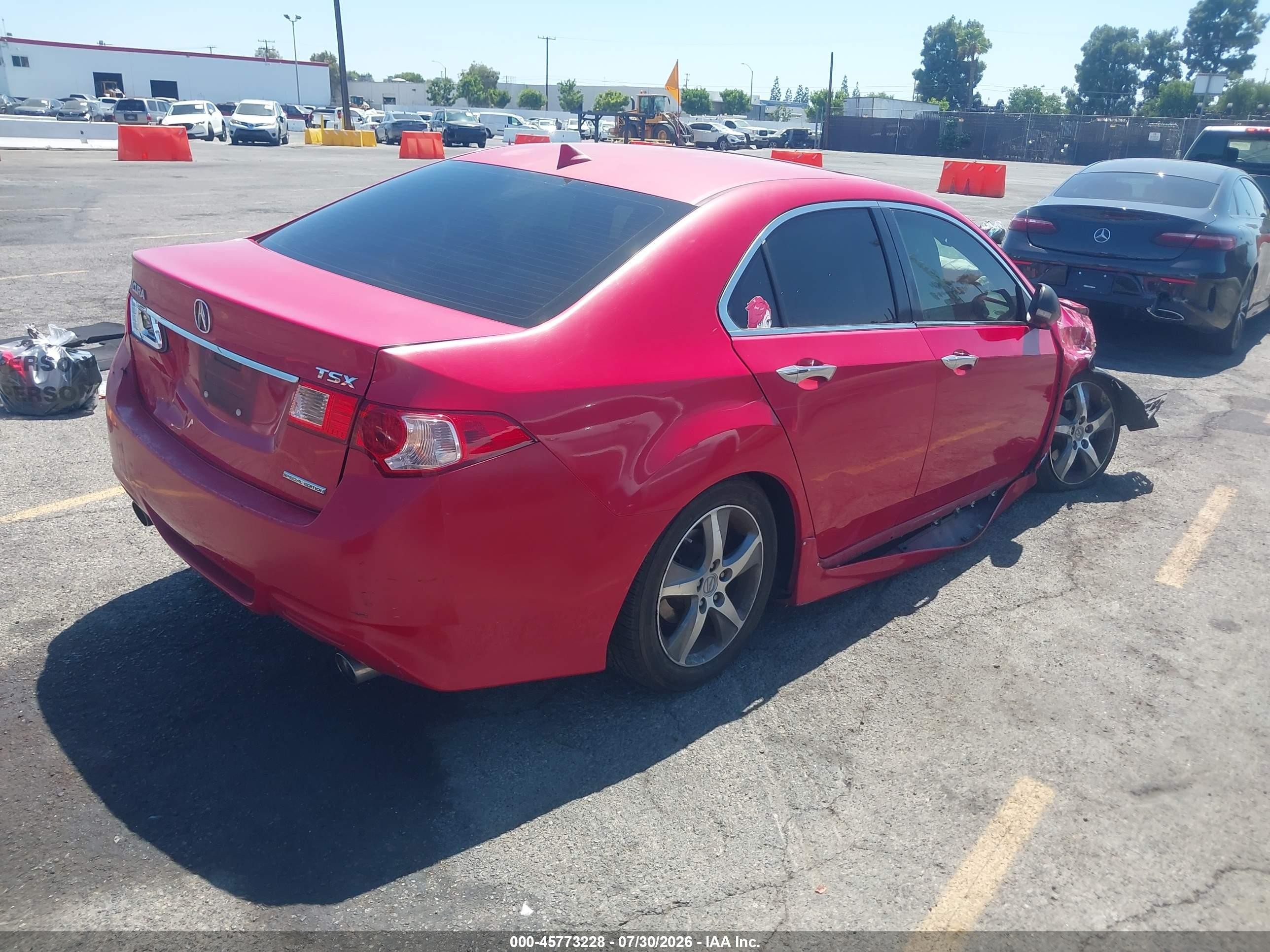 2012 Acura Tsx 2.4 Red vin: JH4CU2F8XCC016203