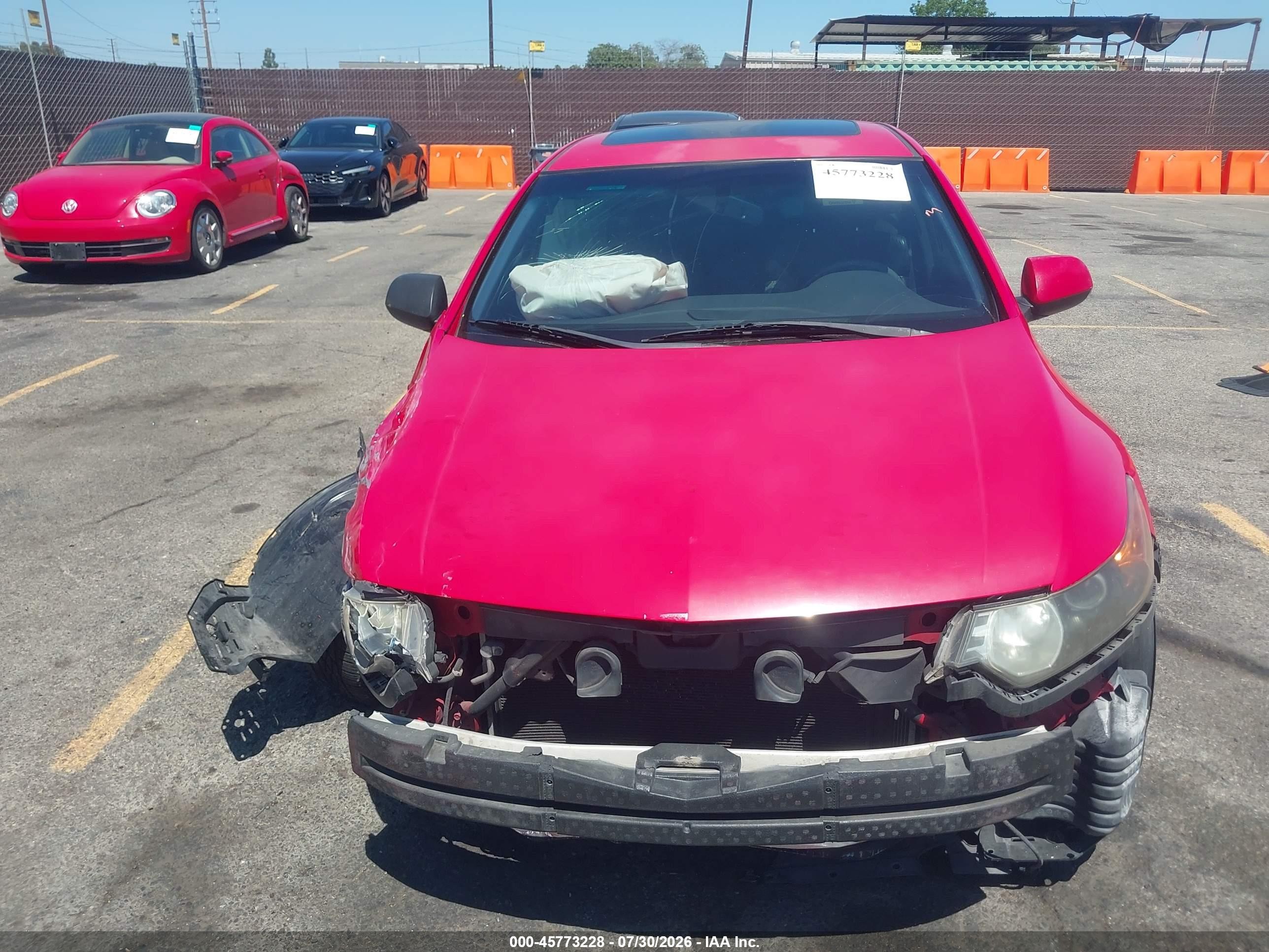 2012 Acura Tsx 2.4 Red vin: JH4CU2F8XCC016203