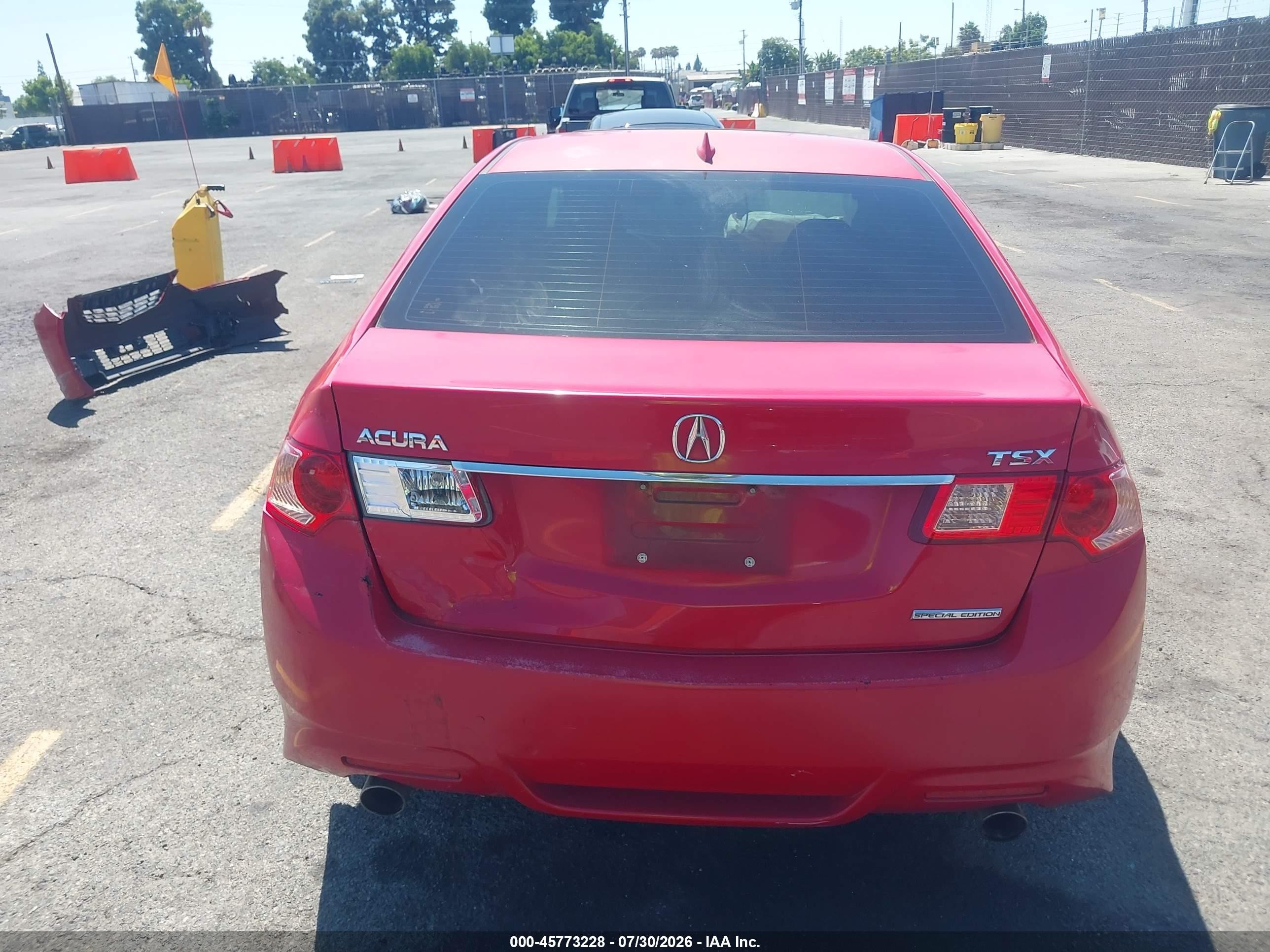 2012 Acura Tsx 2.4 Red vin: JH4CU2F8XCC016203