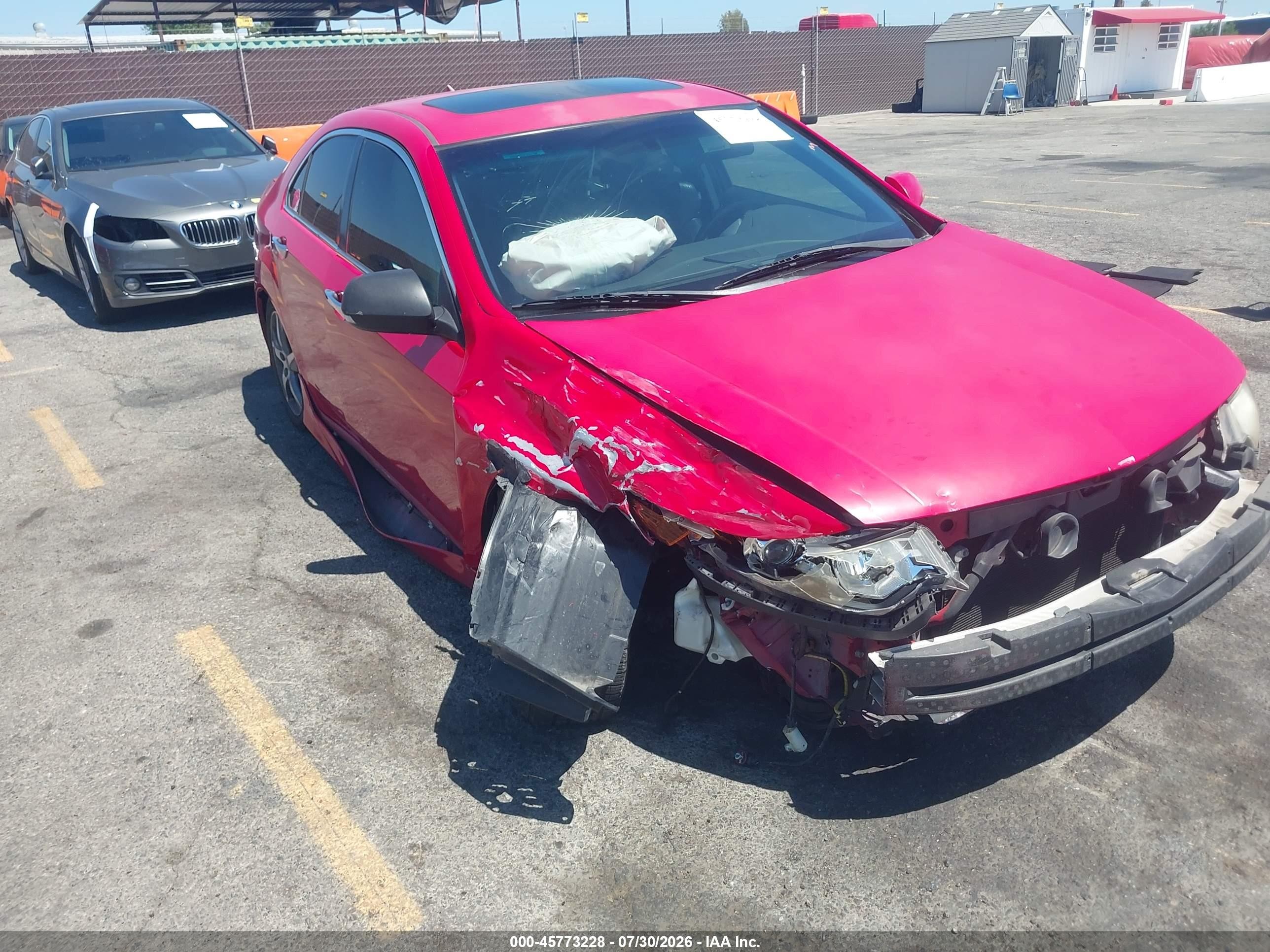 2012 Acura Tsx 2.4 Red vin: JH4CU2F8XCC016203