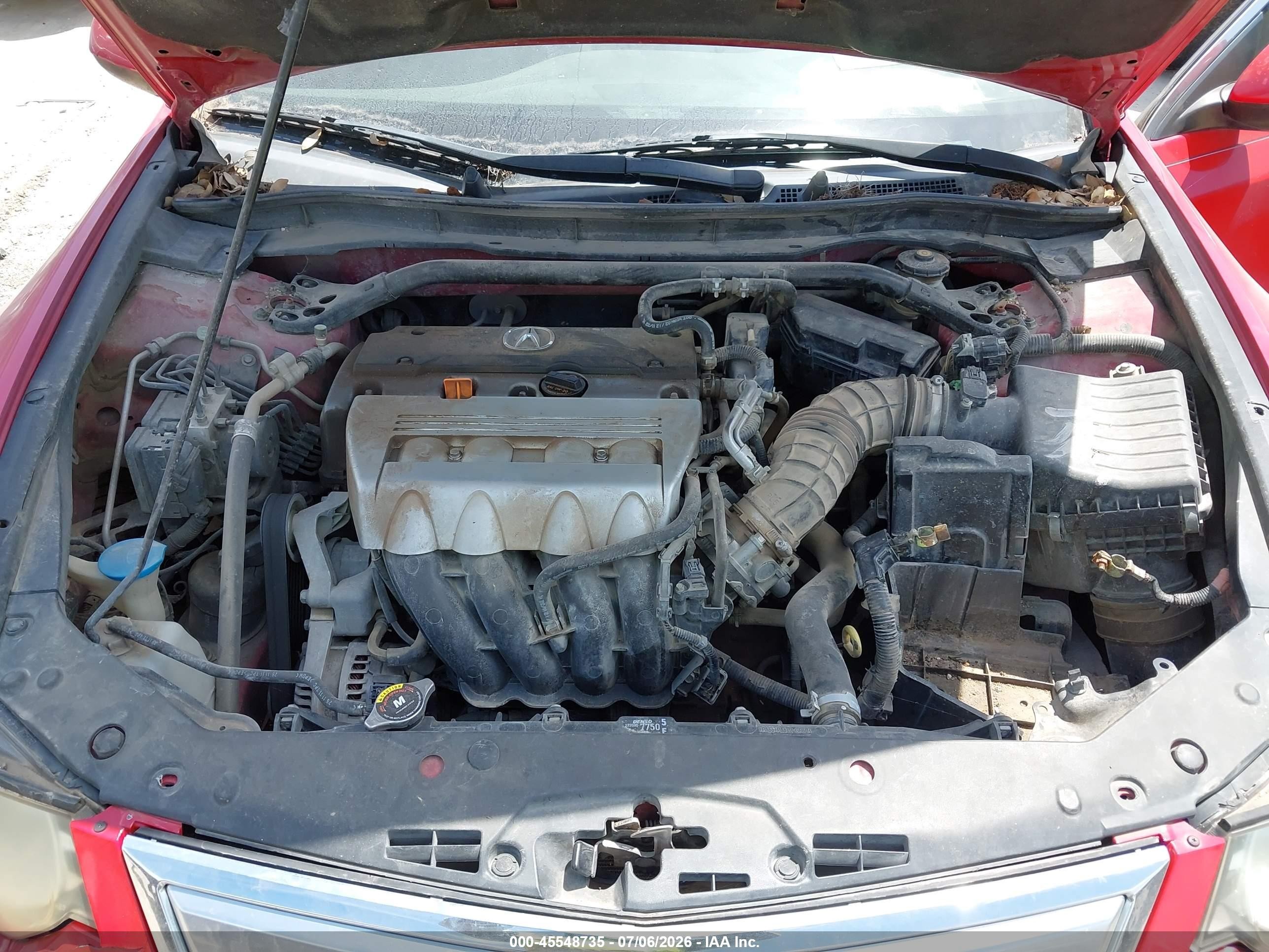 2012 Acura Tsx 2.4 Red vin: JH4CU2F8XCC019909