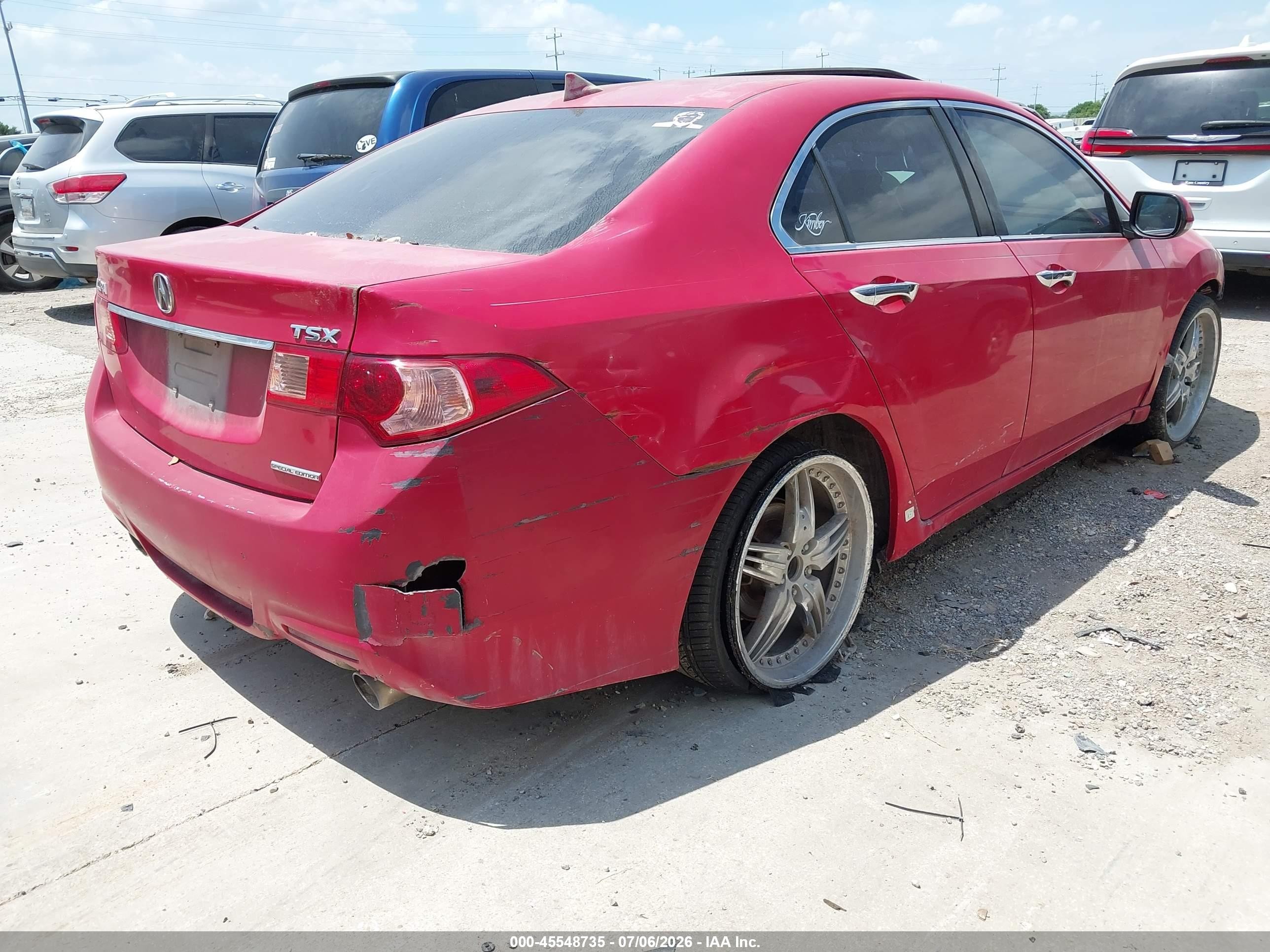 2012 Acura Tsx 2.4 Red vin: JH4CU2F8XCC019909