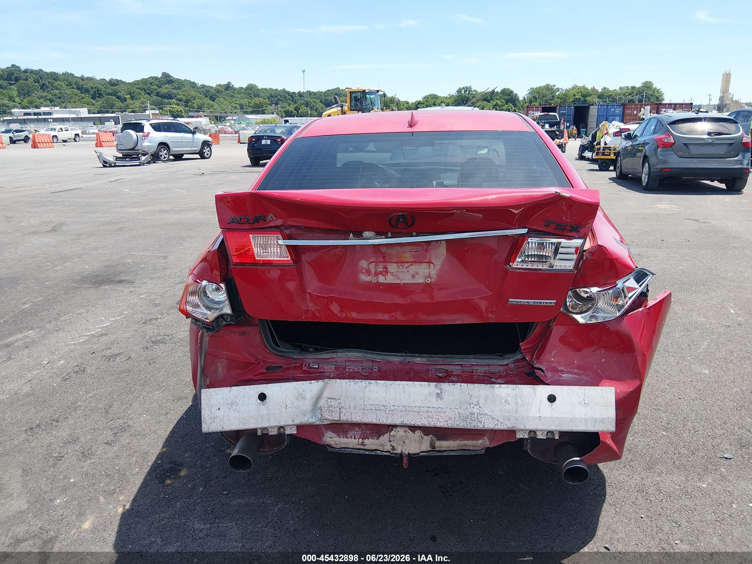 2013 Acura Tsx 2.4 Red vin: JH4CU2F8XDC013934