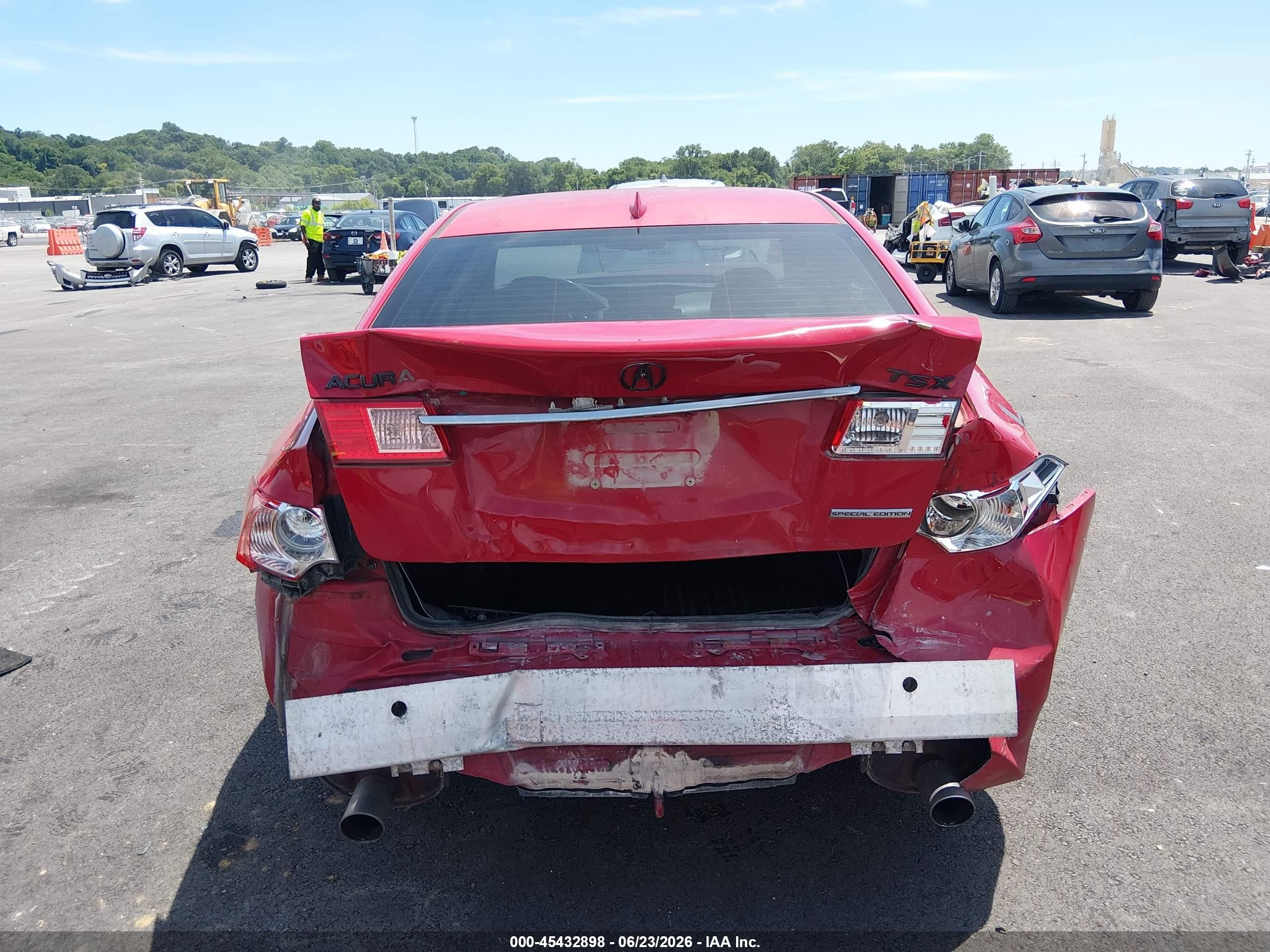 2013 Acura Tsx 2.4 Red vin: JH4CU2F8XDC013934