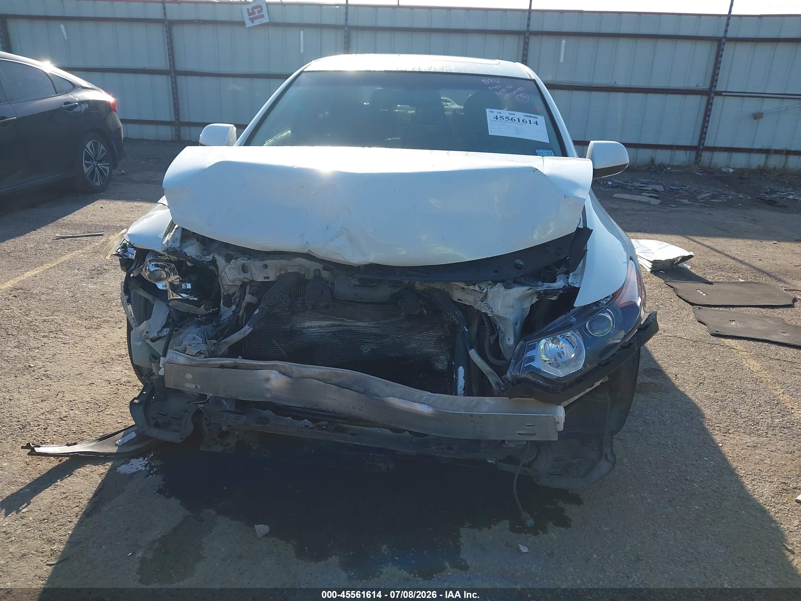 2012 Acura Tsx 3.5 White vin: JH4CU4F42CC000182
