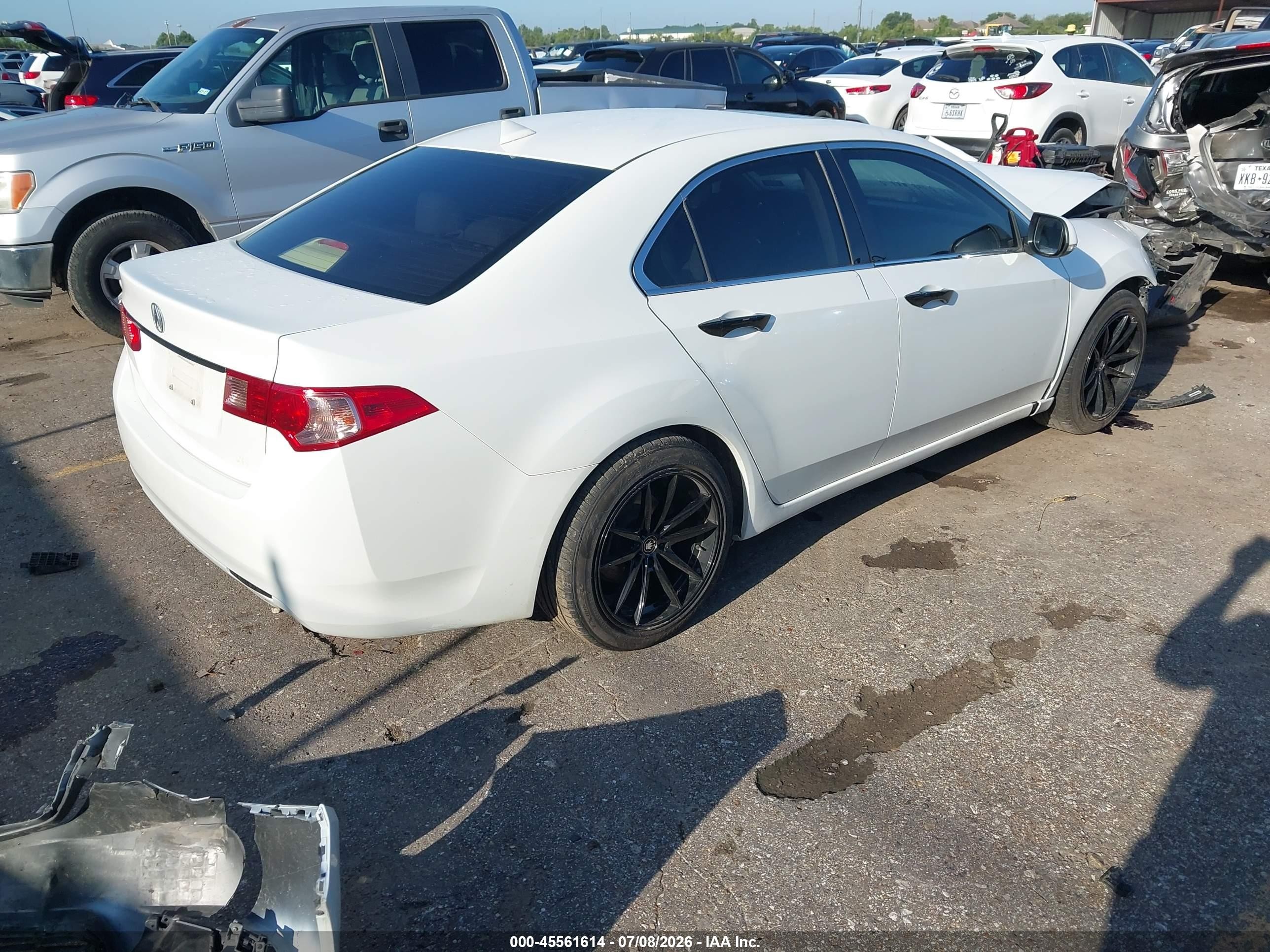 2012 Acura Tsx 3.5 White vin: JH4CU4F42CC000182