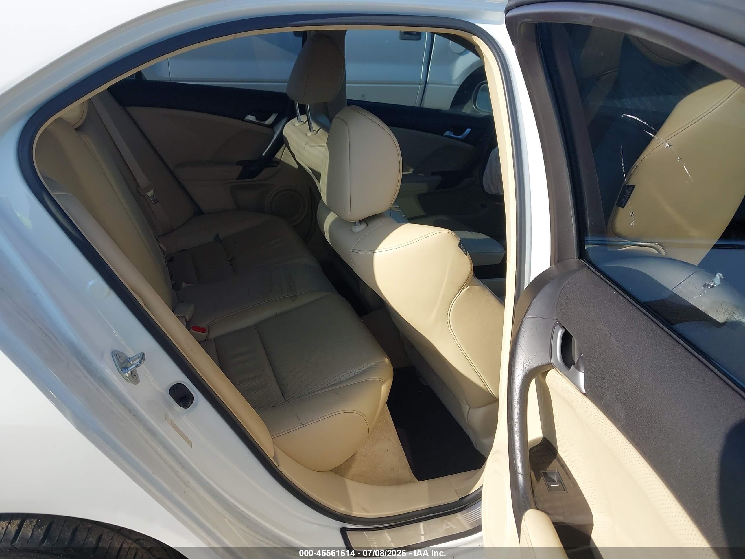 2012 Acura Tsx 3.5 White vin: JH4CU4F42CC000182