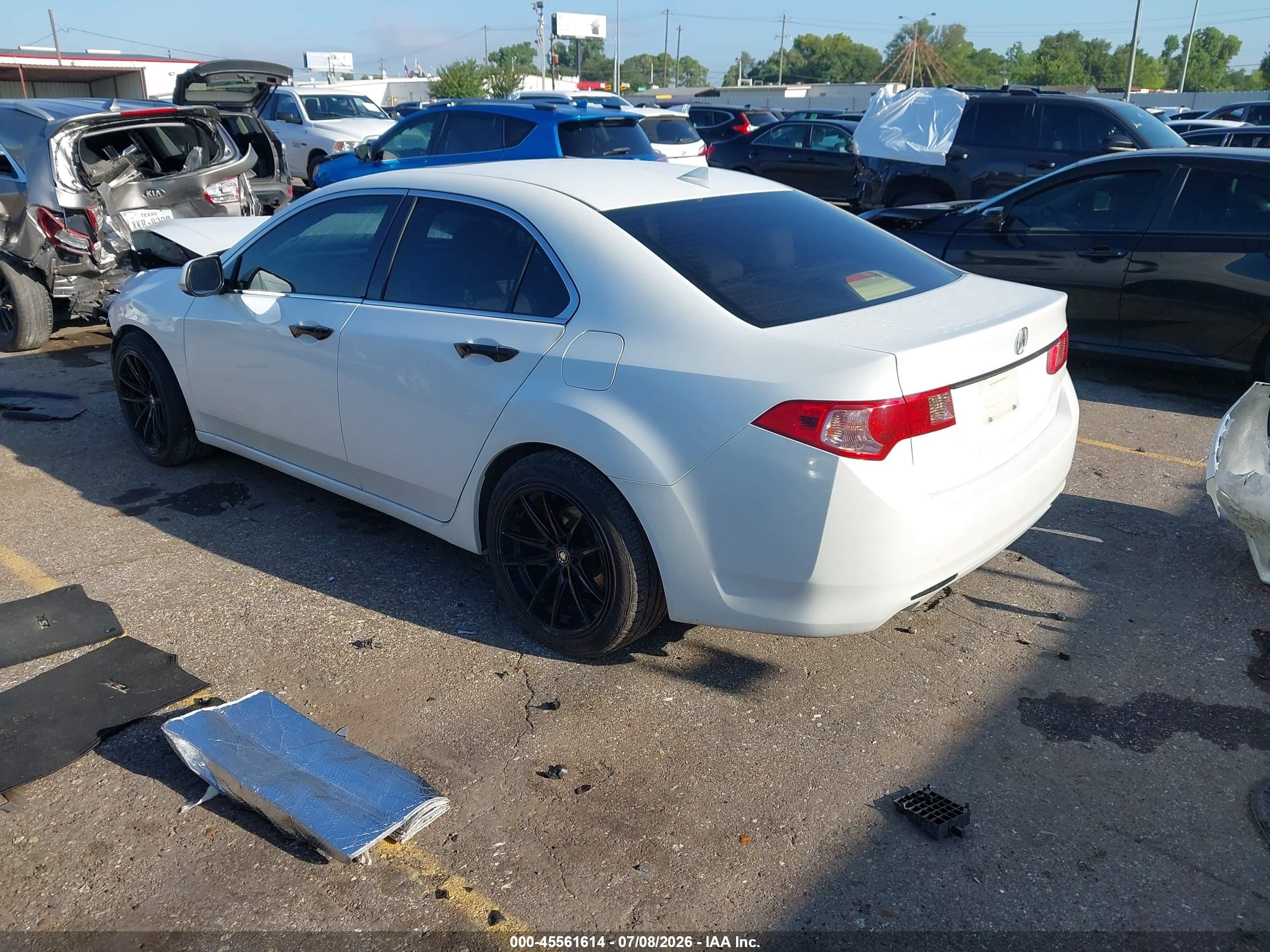 2012 Acura Tsx 3.5 White vin: JH4CU4F42CC000182