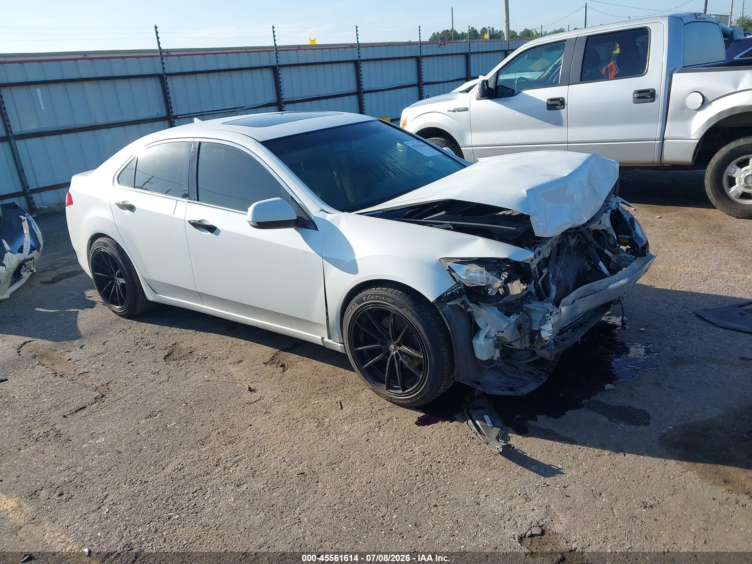 2012 Acura Tsx 3.5 White vin: JH4CU4F42CC000182