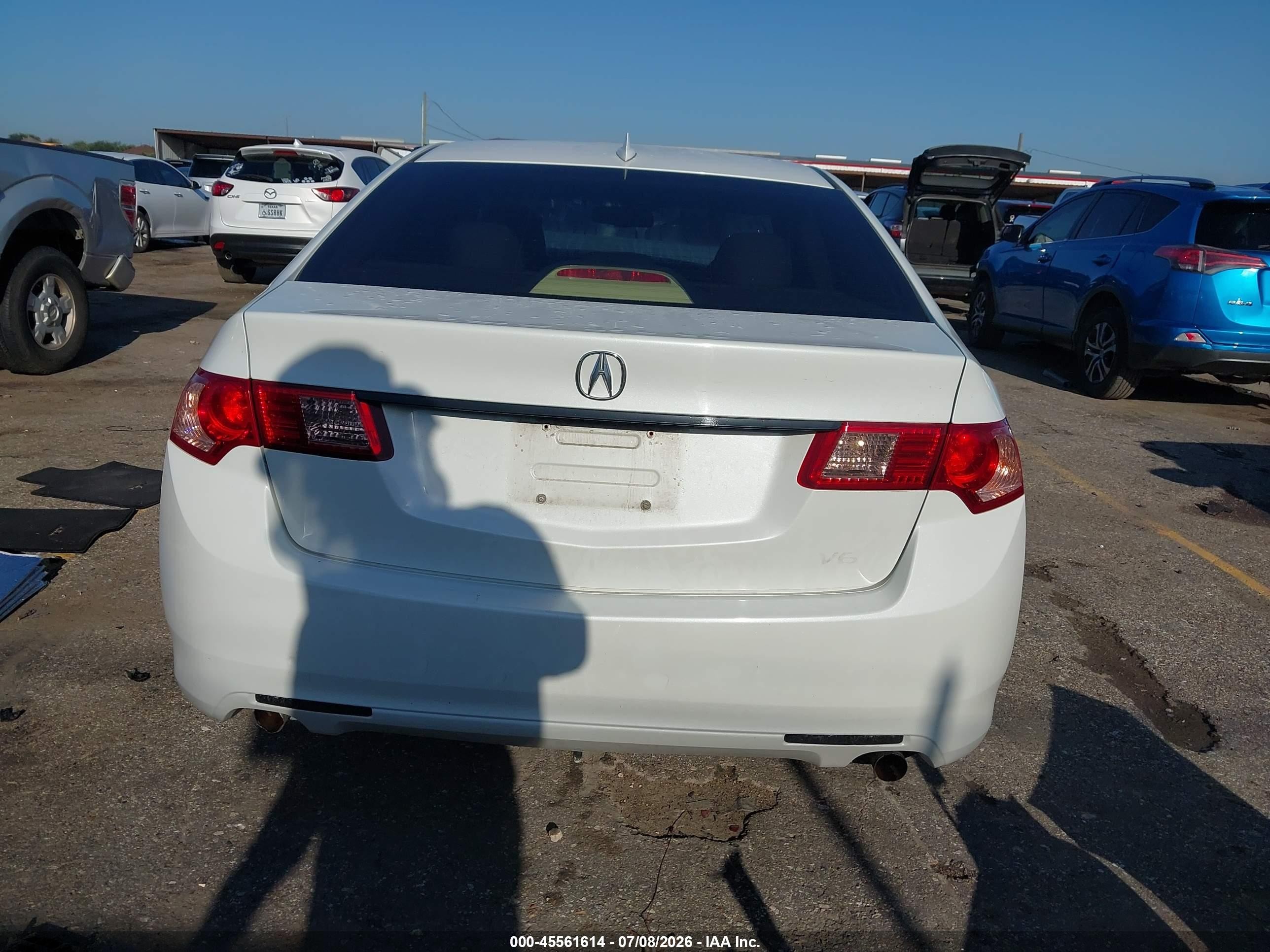 2012 Acura Tsx 3.5 White vin: JH4CU4F42CC000182