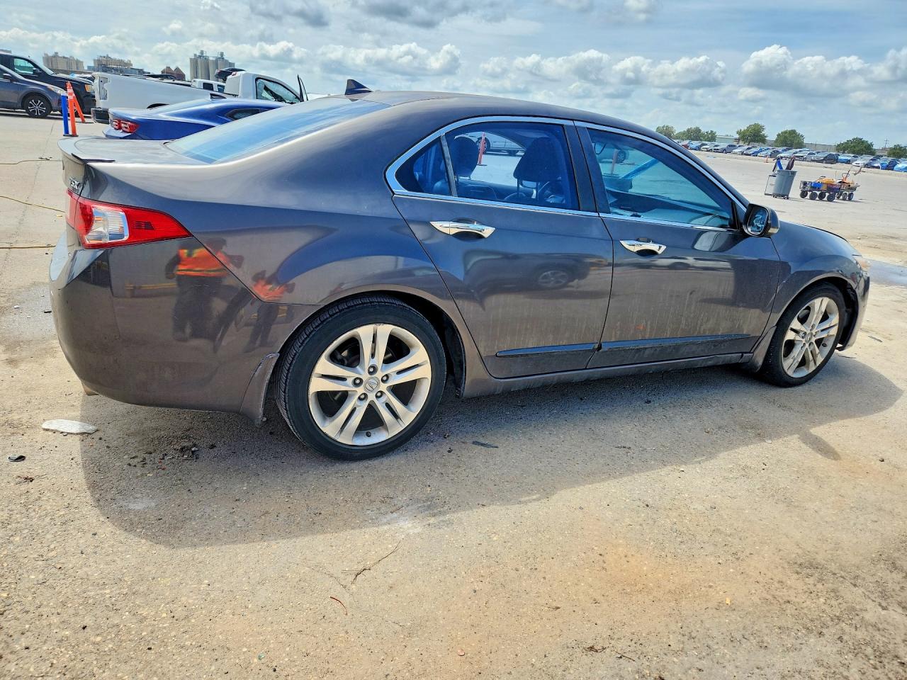 2010 Acura Tsx Gray vin: JH4CU4F48AC000555