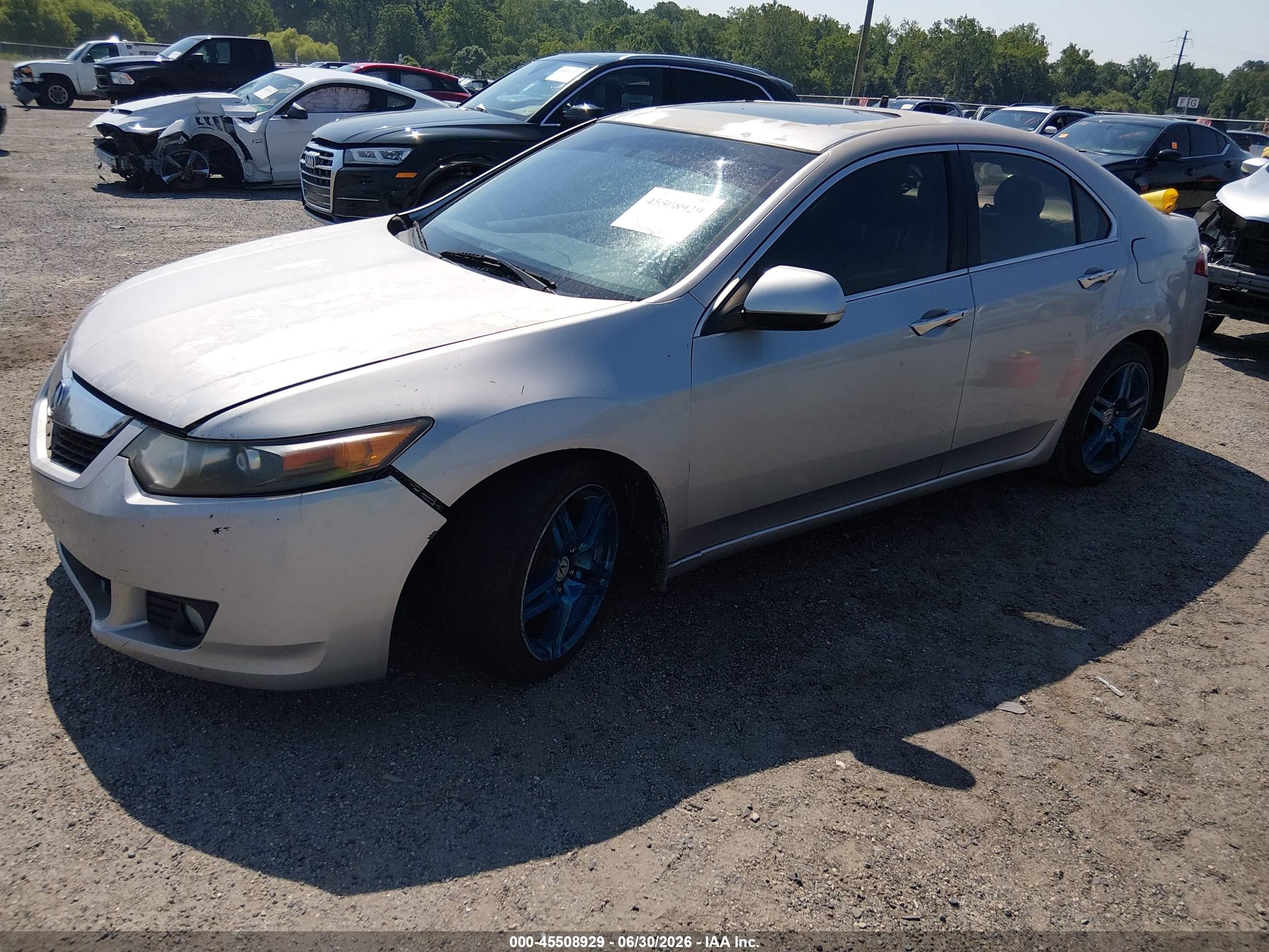 2010 Acura Tsx 3.5 Silver vin: JH4CU4F48AC002306