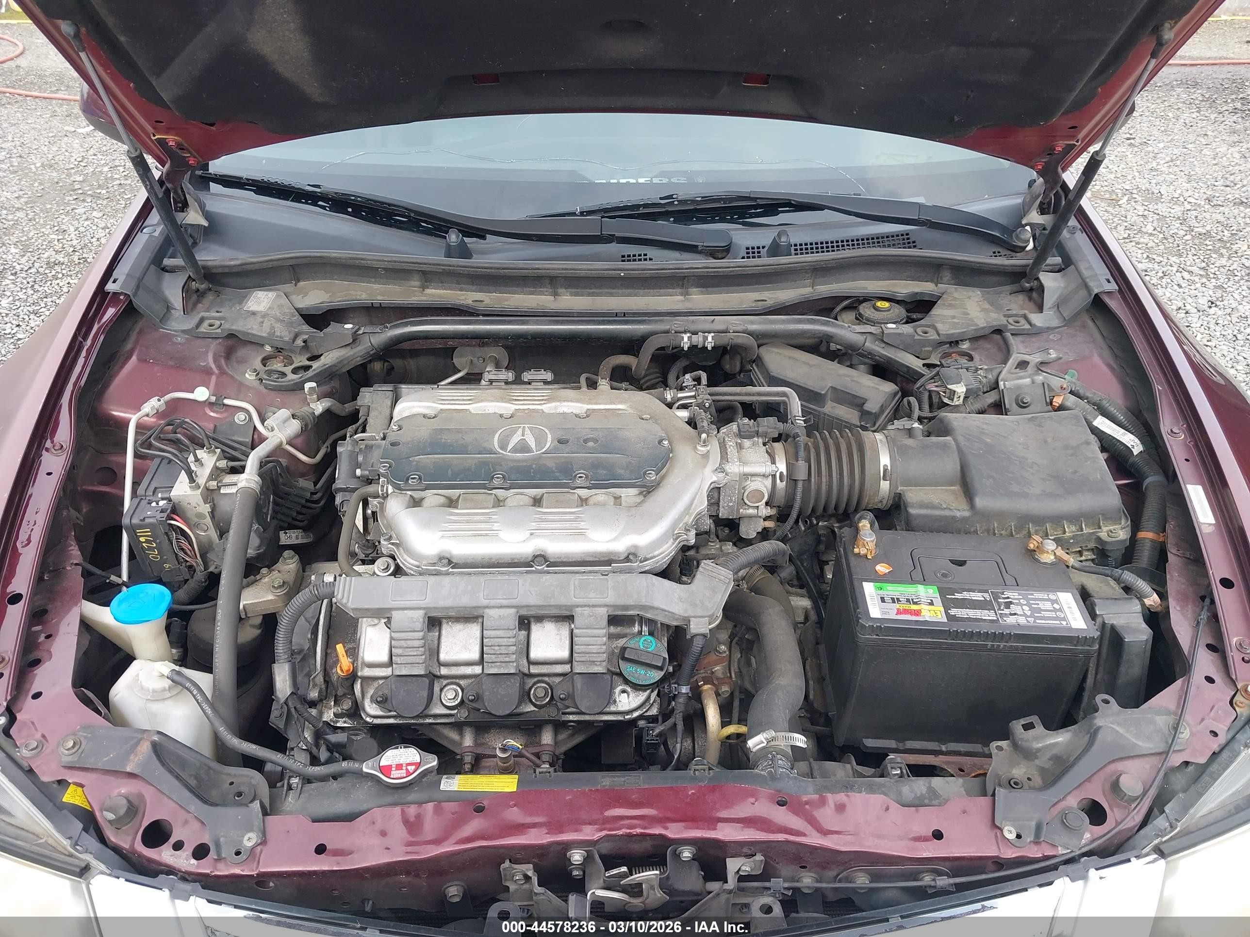 2010 Acura Tsx 3.5 Red vin: JH4CU4F49AC003254