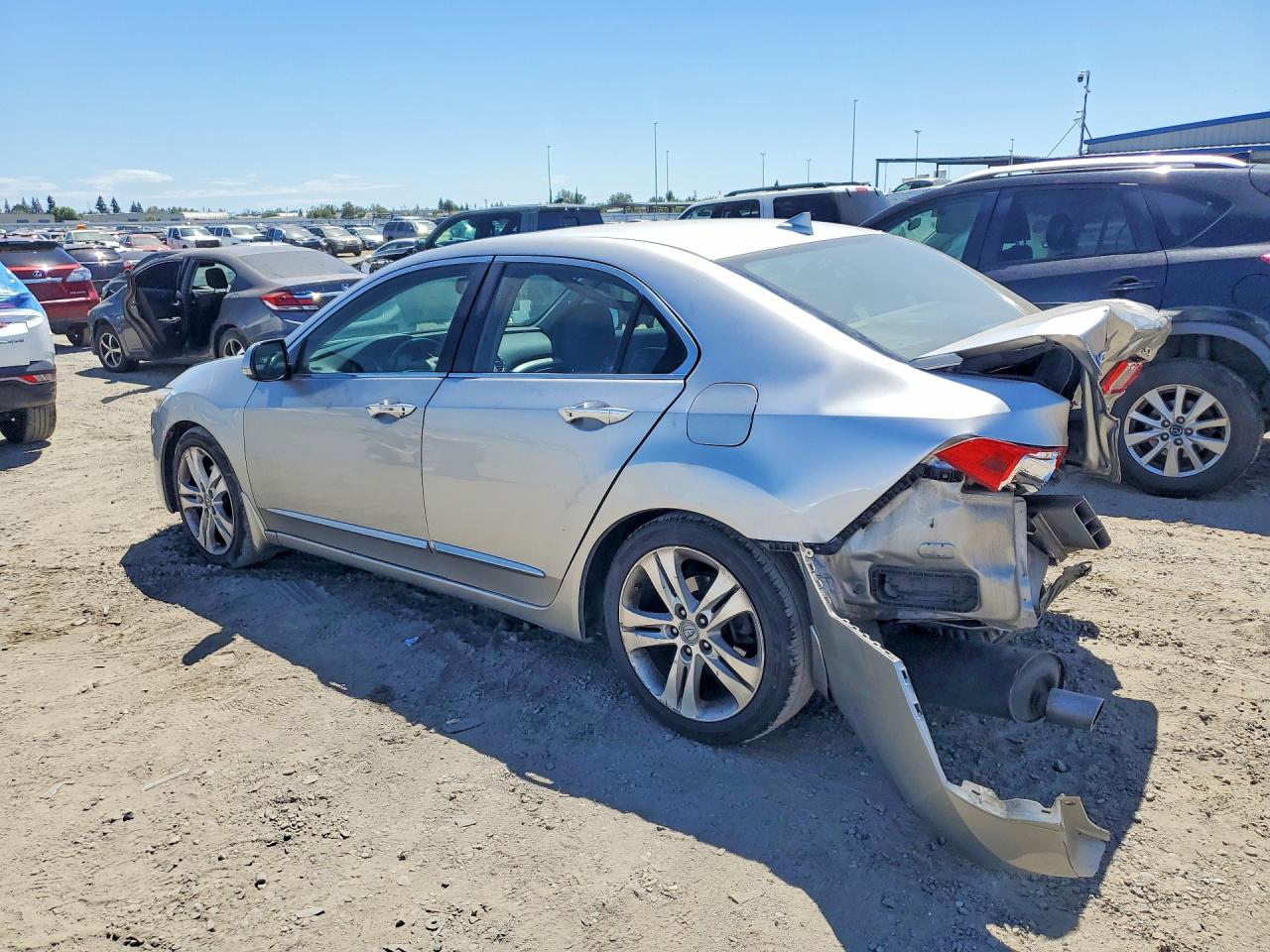 2010 Acura Tsx Silver vin: JH4CU4F49AC003609