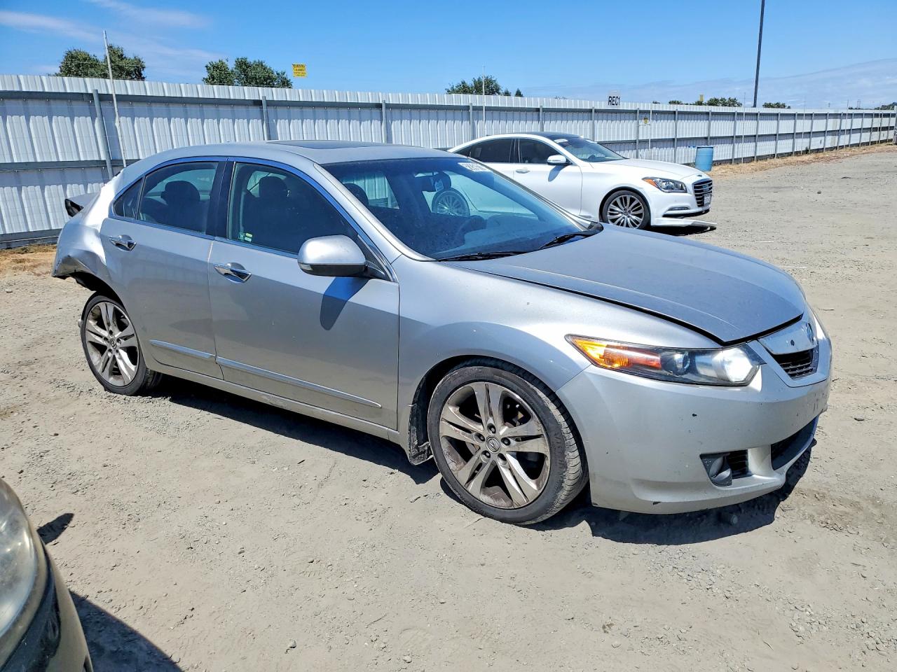 2010 Acura Tsx Silver vin: JH4CU4F49AC003609