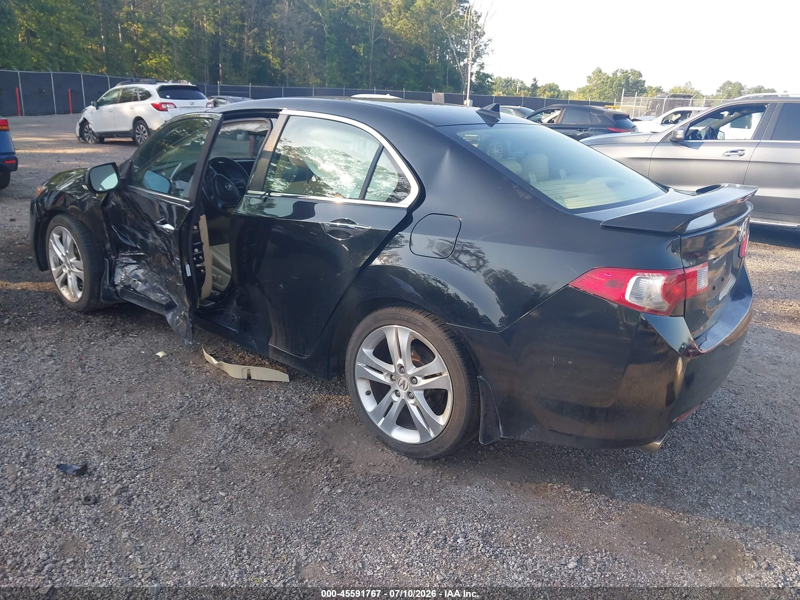 2010 Acura Tsx 3.5 Black vin: JH4CU4F49AC003643