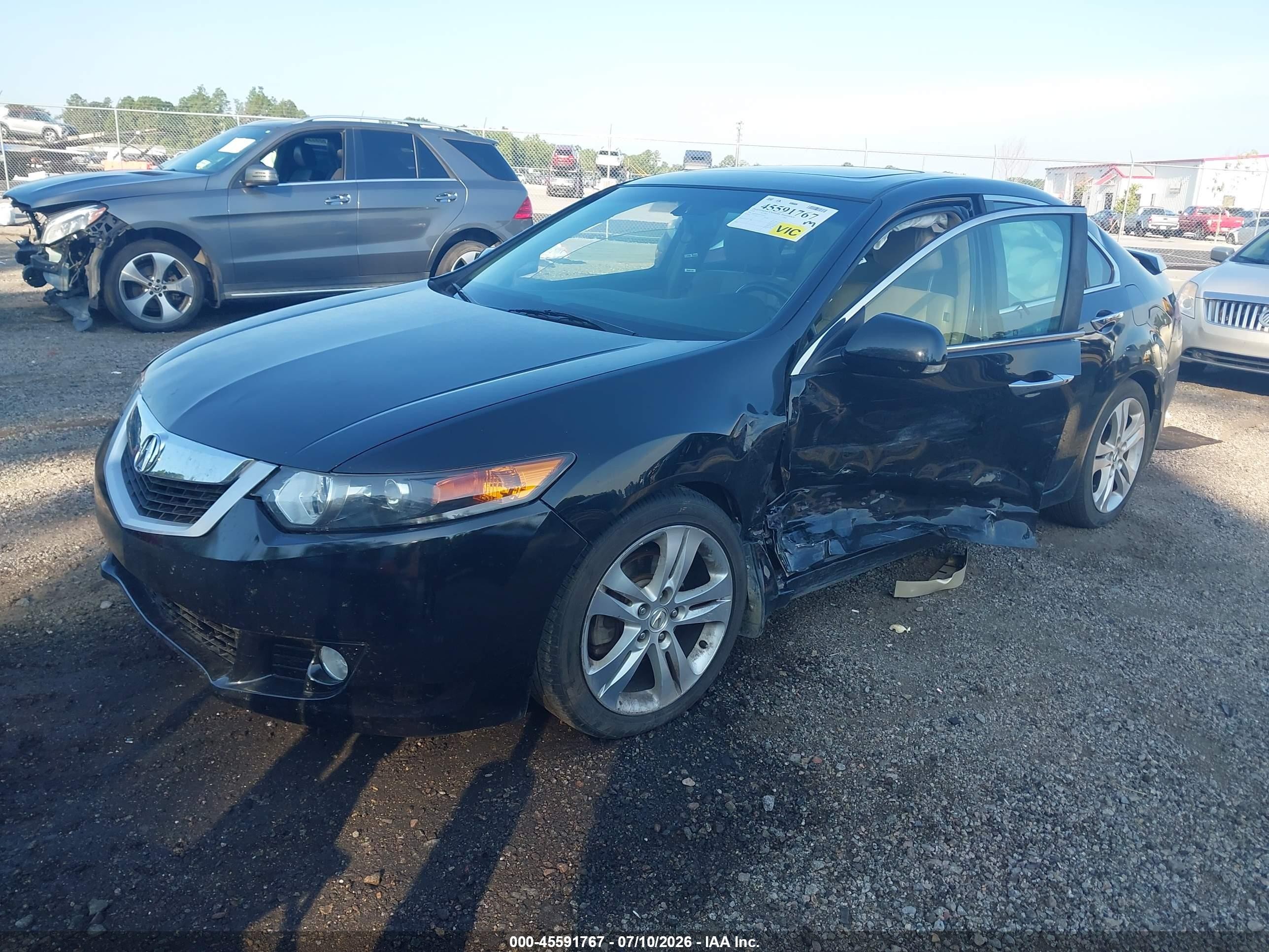 2010 Acura Tsx 3.5 Black vin: JH4CU4F49AC003643