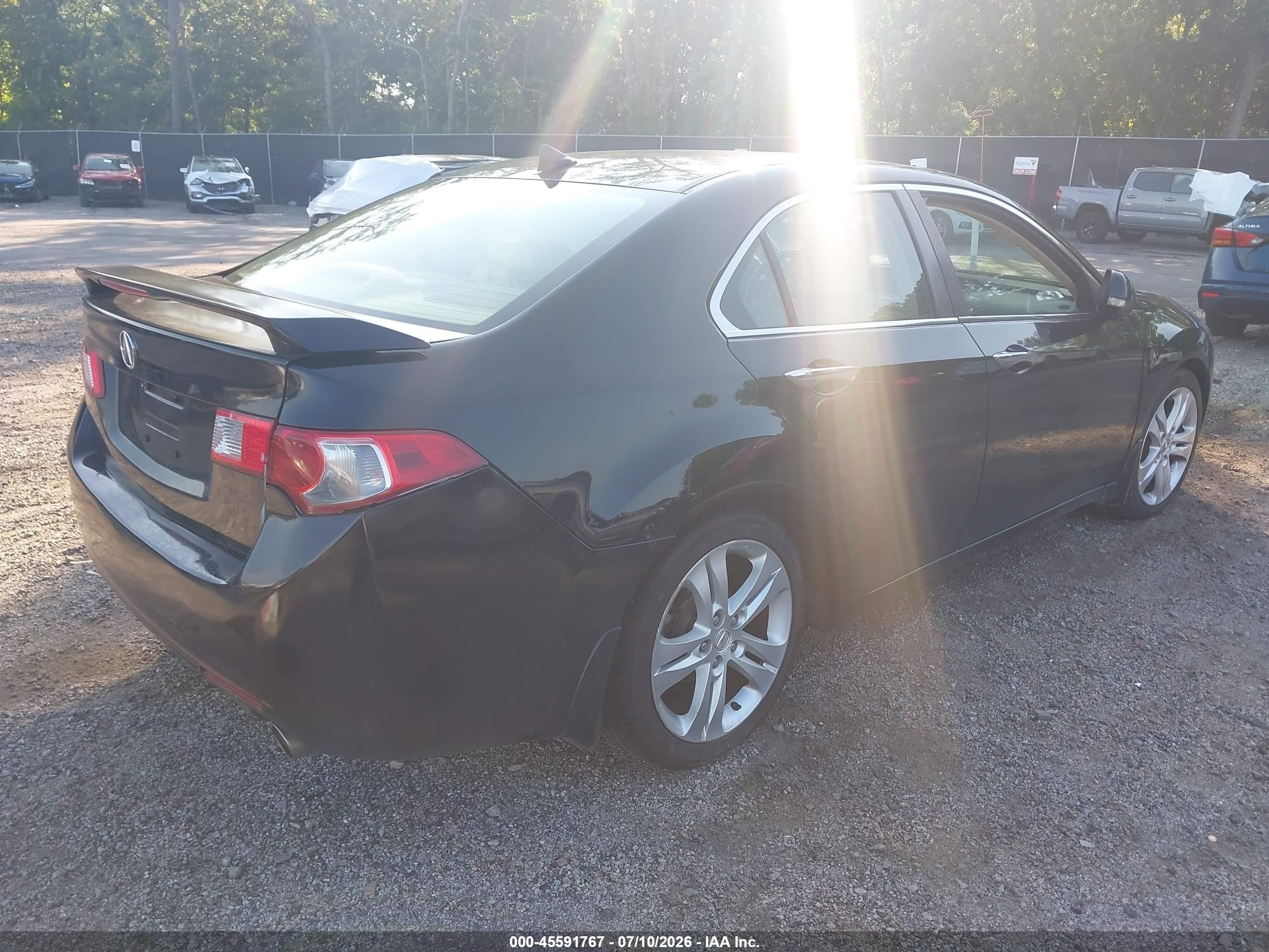 2010 Acura Tsx 3.5 Black vin: JH4CU4F49AC003643